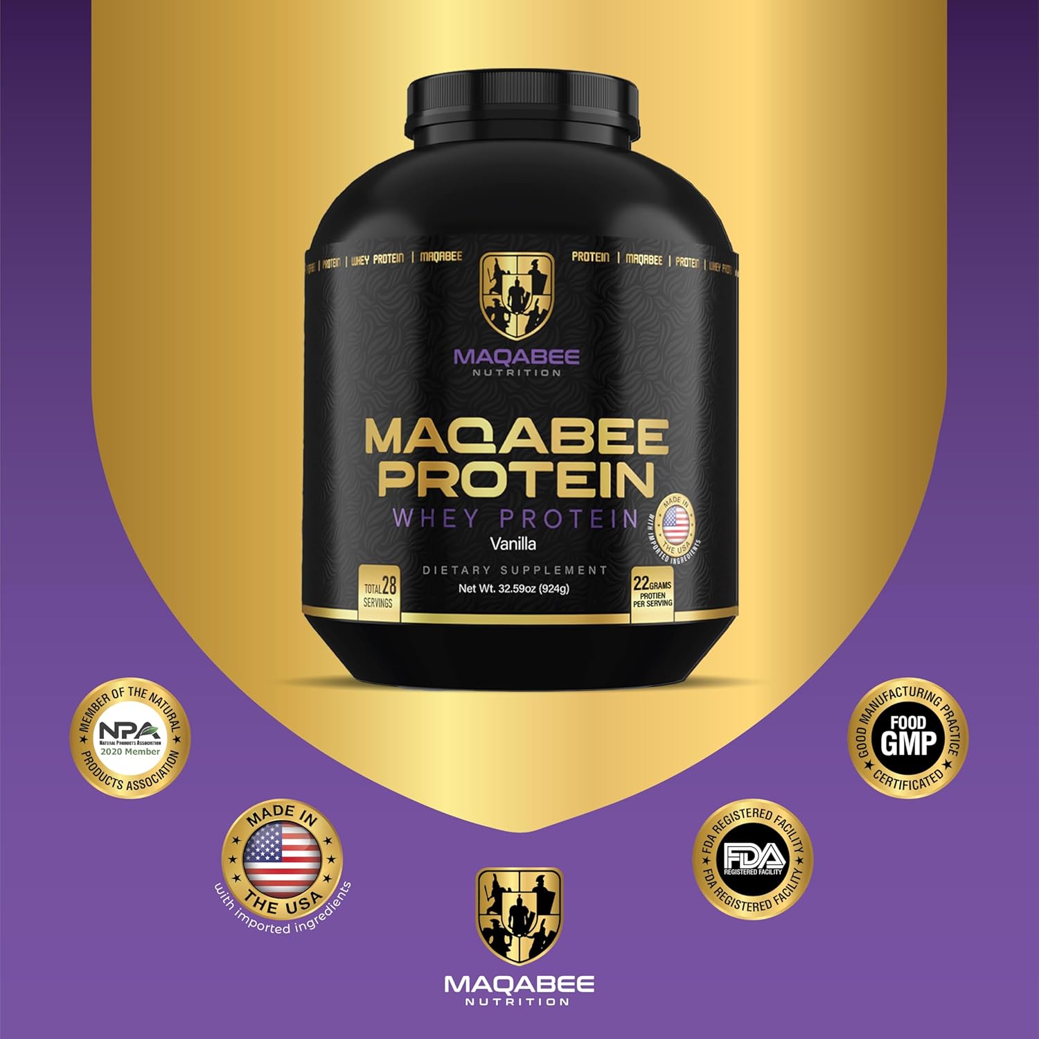 vanilla-whey-protein-blend-by-maqabee-nutrition-for-muscle-recovery-and-growth---100-pure-whey-protein-powder-with-delicious-vanilla-flavor---ideal-for-post-workout-nutrition-and-meal-replacement-2