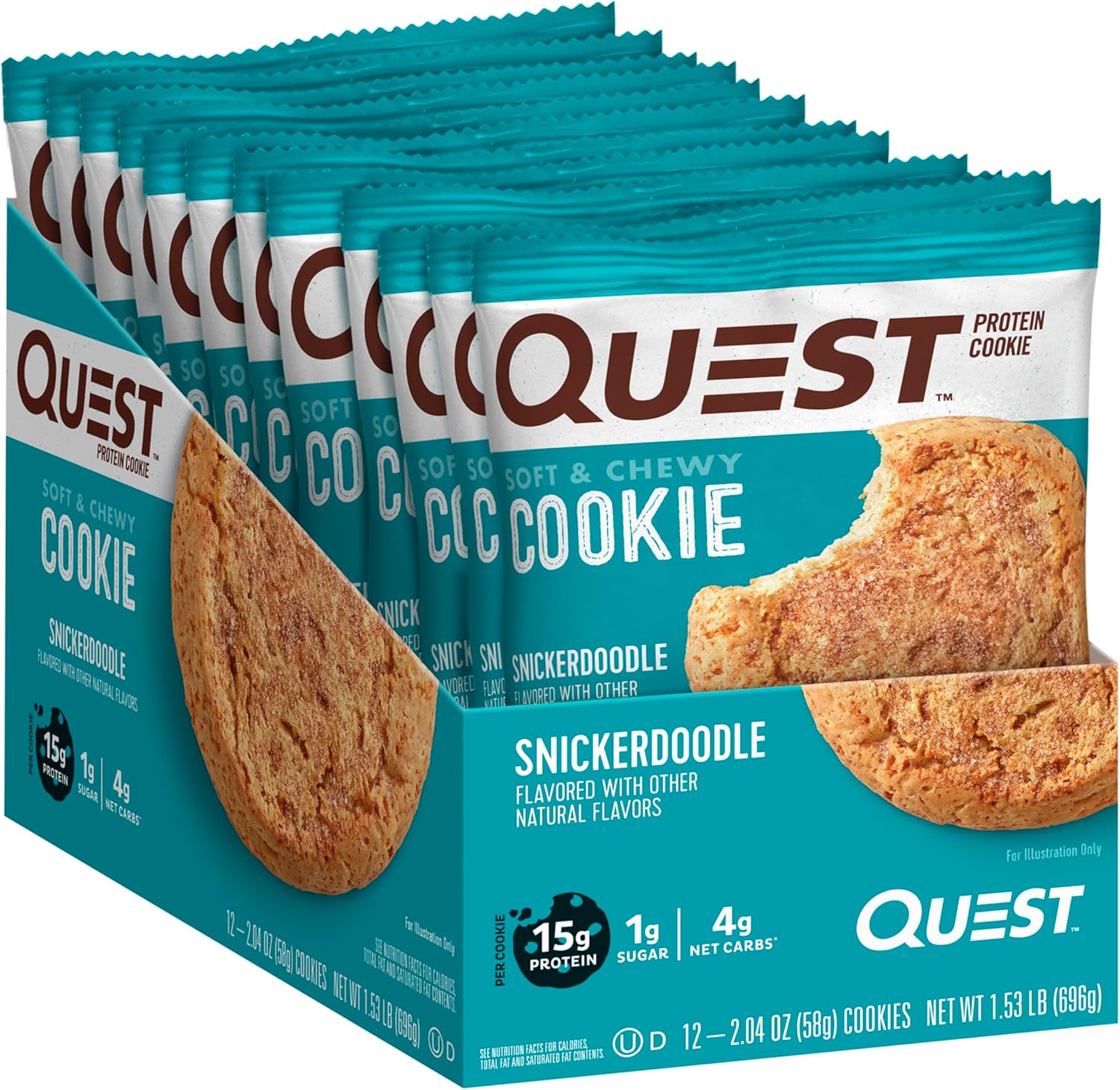 high-protein-snickerdoodle-cookie-by-quest-nutrition---gluten-free-low-carb---12-count-pack-2