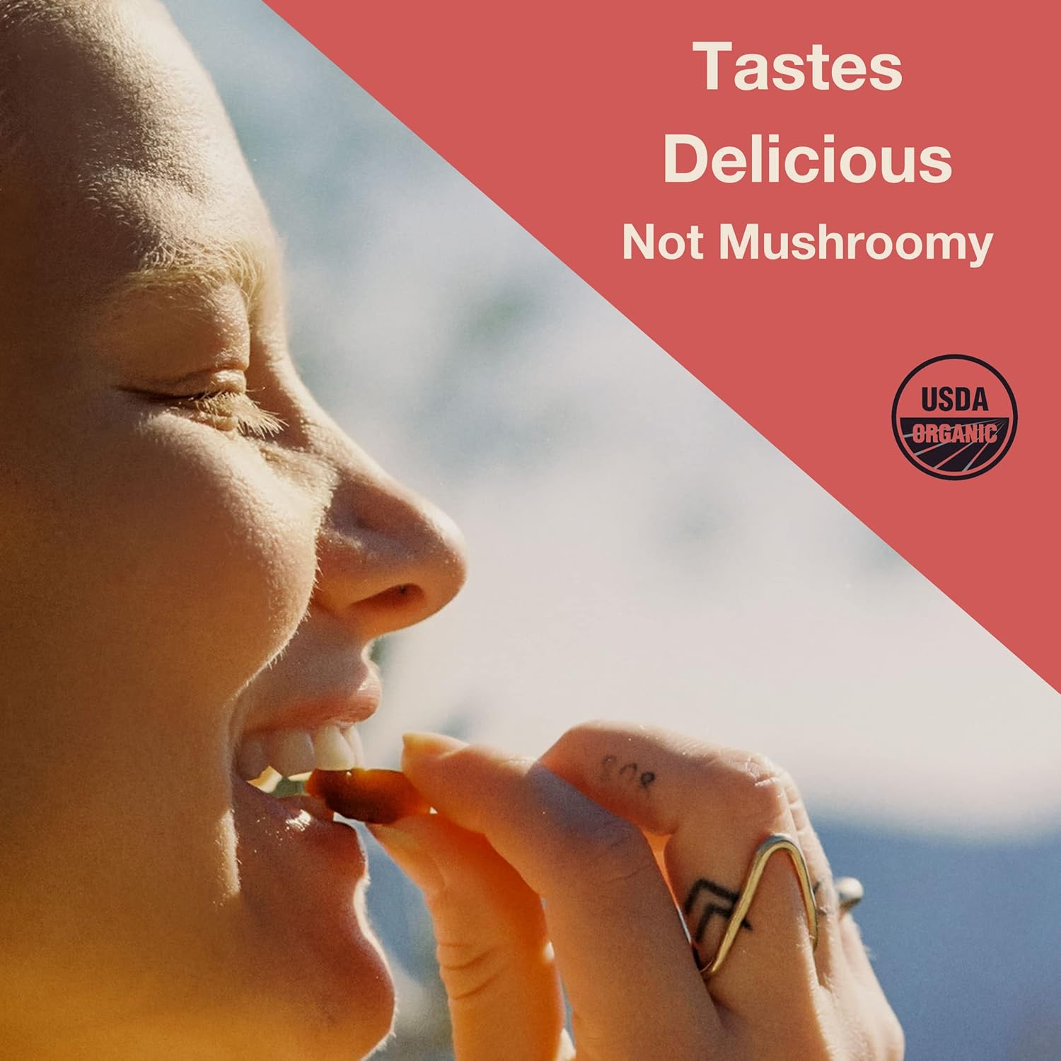 Organic Mushroom Revival Daily Gummies - 10 Mushroom Mix, 2.12oz, Non-GMO, Vegan, Gluten-Free, Keto, Dairy-Free - Espot.com.au
