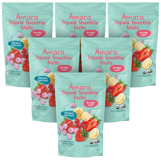 organic-mixed-red-berries-smoothie-melts-for-toddlers---healthy-baby-snacks-with-fruits-and-veggies---plant-based-yogurt-bites---6-resealable-bags-1