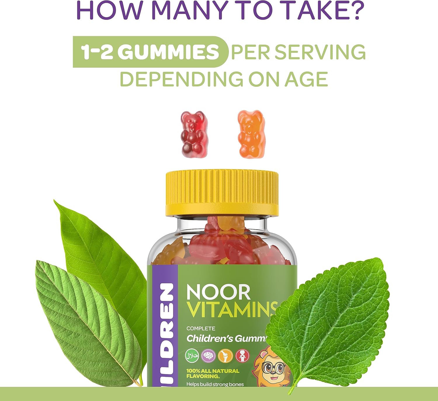 noor-vitamins-kids-halal-multivitamin-gummies---immunity-support-with-vitamin-c-d3-zinc-b6-b12---non-gmo---90-count-8