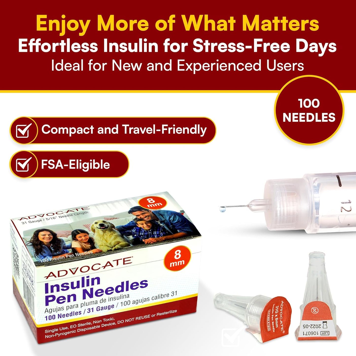 universal-31g-8mm-insulin-pen-needles-extra-lubricated---box-of-100-tri-bevel-design-diabetes-care-2