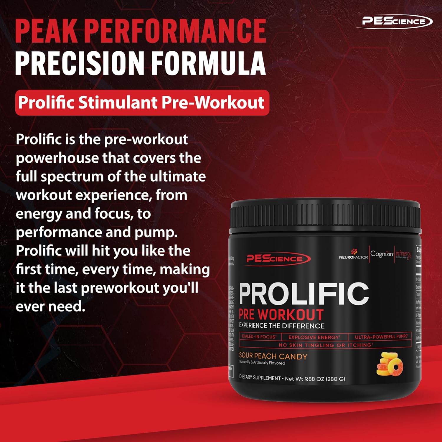 sour-peach-candy-pre-workout-stack-with-nitric-oxide-booster-for-men-women---prolific-high-volume-l-arginine-nitrate-l-citrulline---40-36-scoops-4