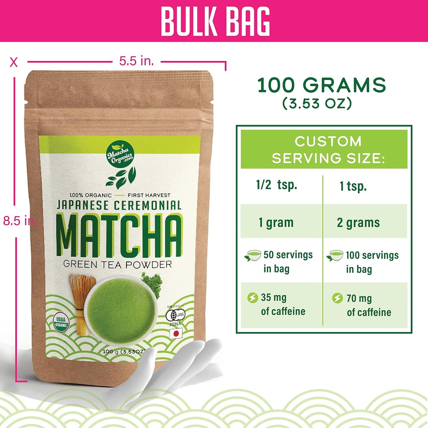 organic-japanese-ceremonial-matcha-green-tea-powder---highest-grade-1st-harvest---usda-jas-certified---ideal-for-lattes-smoothies-and-baking---353oz-100g-3