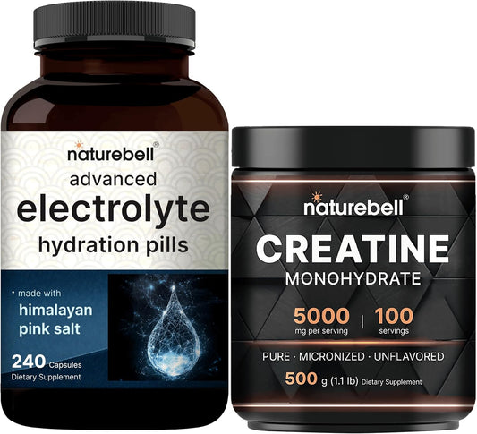 naturebell-creatine-monohydrate-powder-electrolyte-hydration-pills-bundle---micronized-creatine-for-high-absorption-fast-hydrating-keto-electrolytes-1