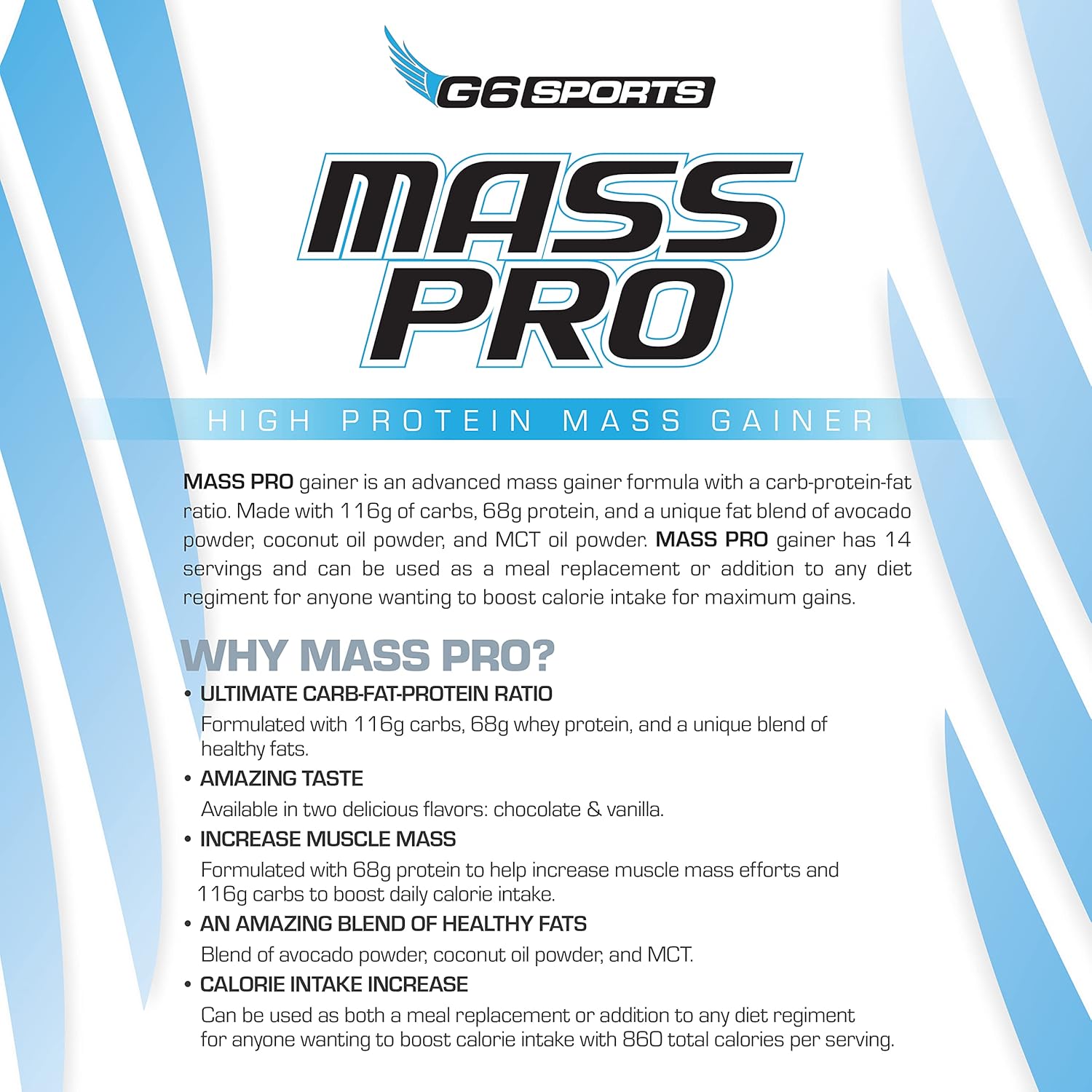 g6-sports-nutrition-mass-pro-high-protein-mass-gainer-with-avocado-coconut-and-mct-oil---7lb-chocolate-bag-7