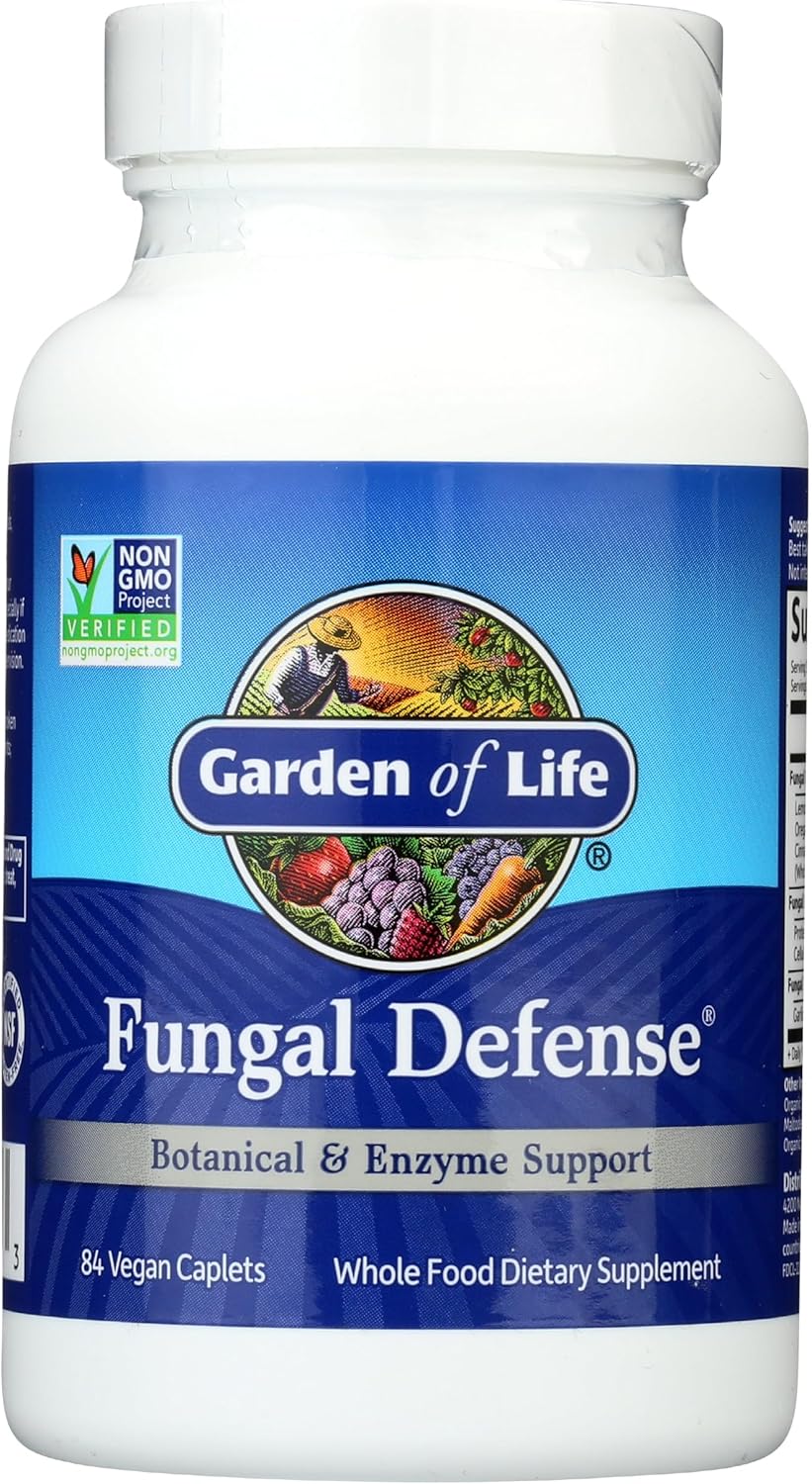 84 Count Garden of Life Fungal Defense Capsules for Immune Support and Gut Health