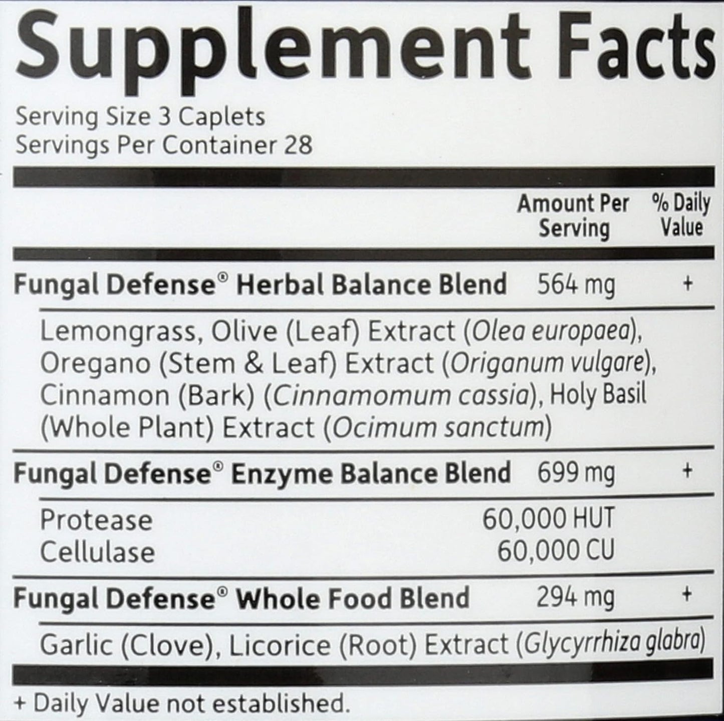 84 Count Garden of Life Fungal Defense Capsules for Immune Support and Gut Health