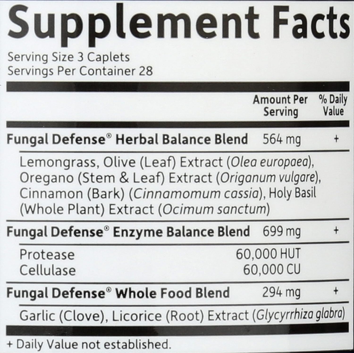 84 Count Garden of Life Fungal Defense Capsules for Immune Support and Gut Health