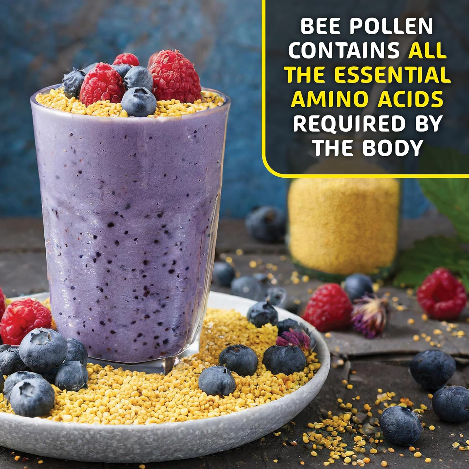 8.8 Oz Helio Hives Bee Pollen Granules: Western Australia Pure Superfood for Optimal Health & Superior Taste