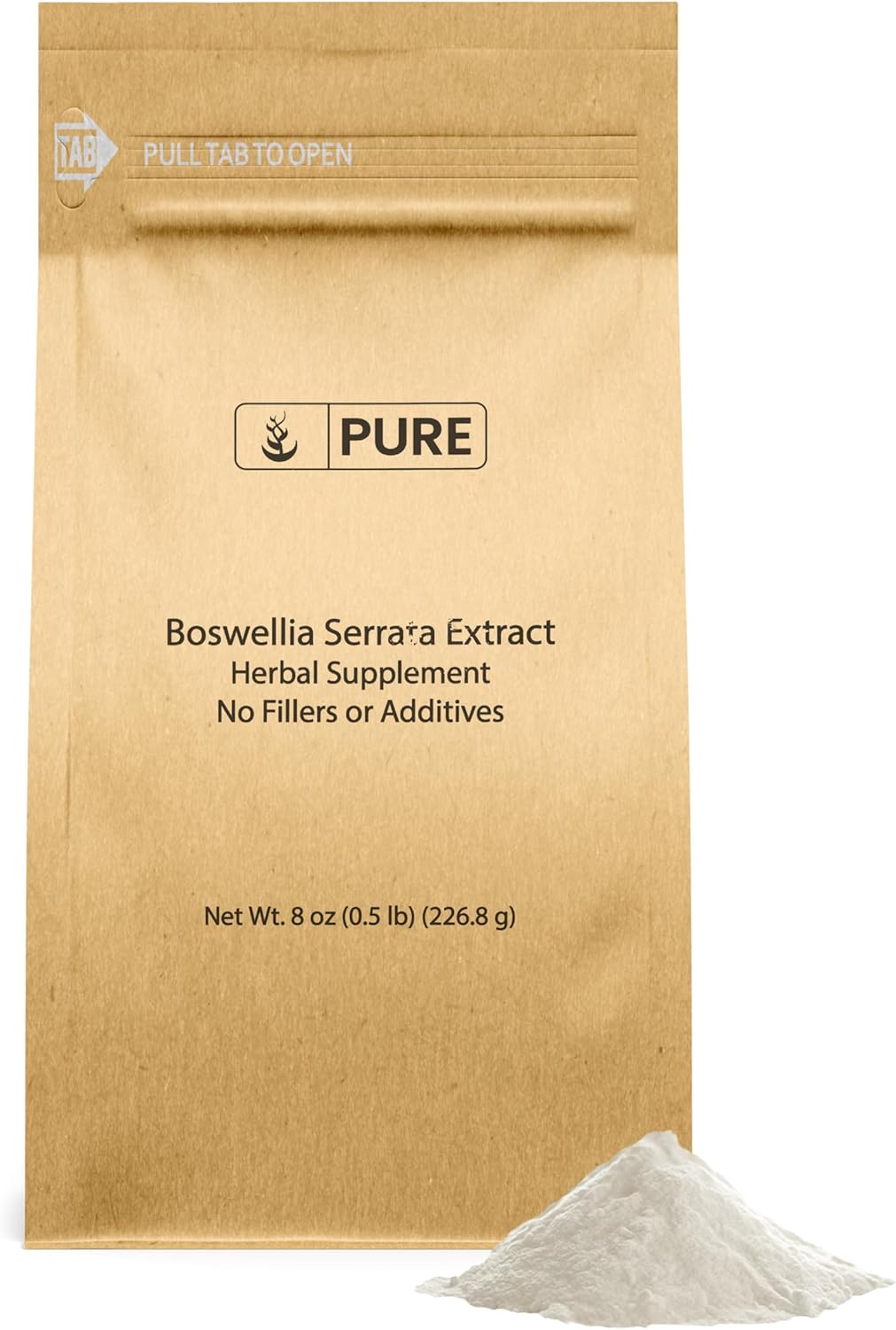 8oz Pure Boswellia Serrata Extract Herbal Supplement Powder - Non-GMO Formula