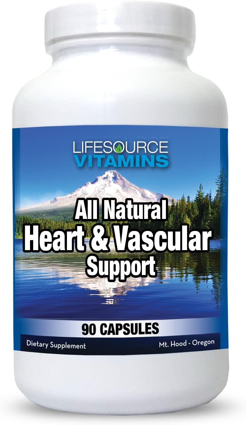 90 Capsules LifeSource Vitamins for Heart and Vascular Health