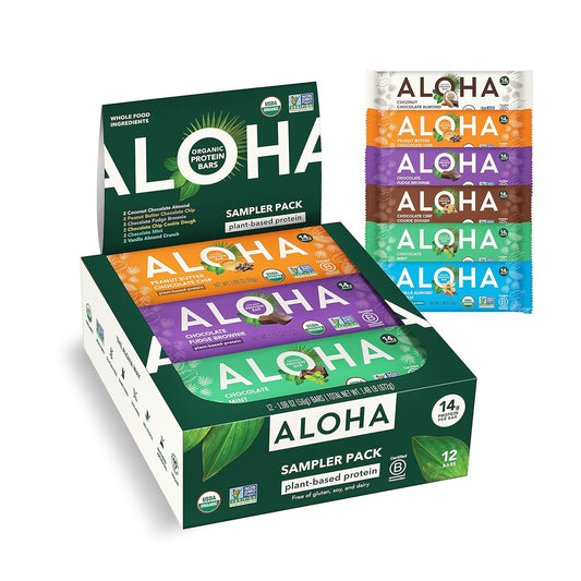 aloha-organic-plant-based-protein-bars-variety-pack---12-count-19oz-bars---vegan-snacks-gluten-free-low-carb-non-gmo---6-flavors-low-sugar-paleo-friendly-1