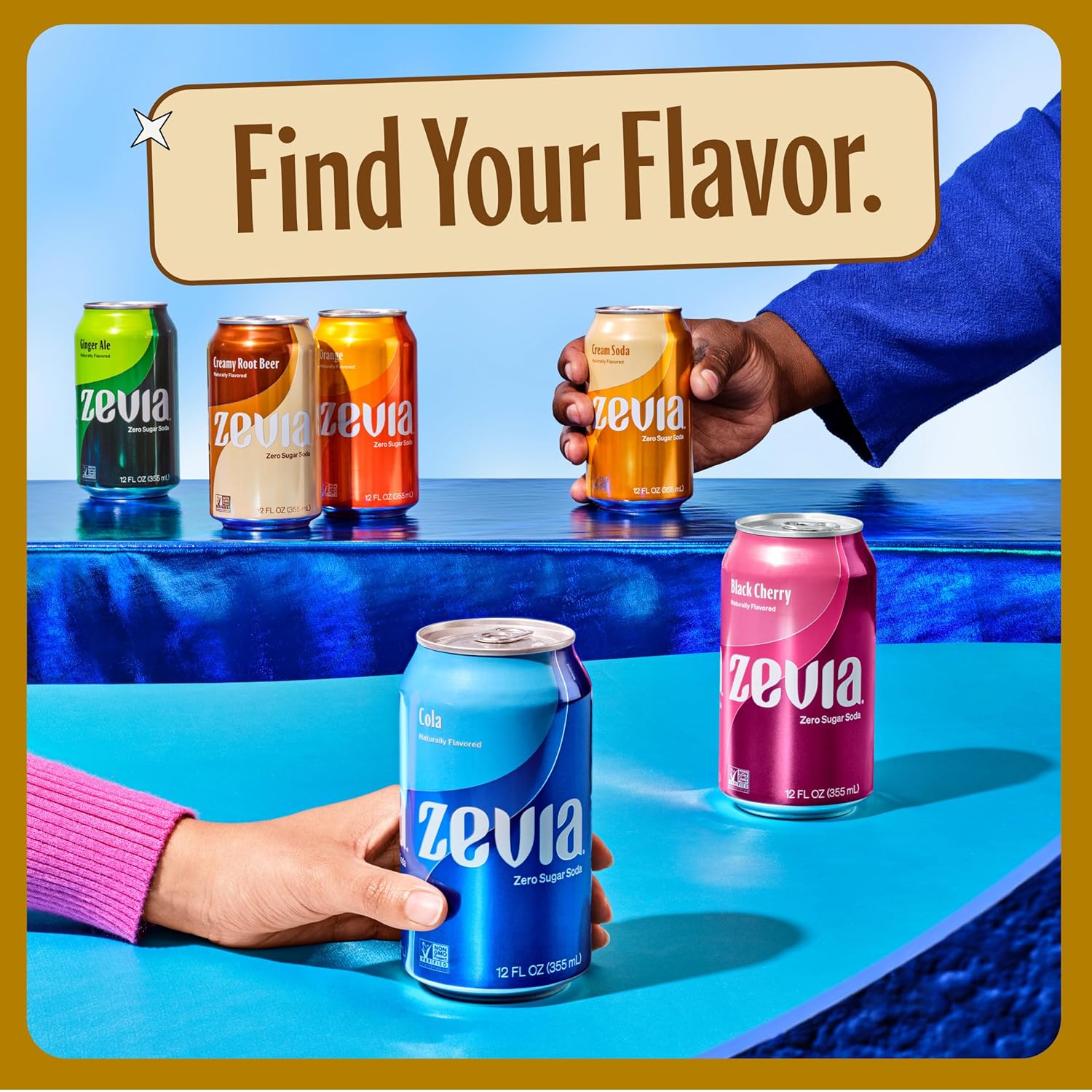 zevia-creamy-root-beer-zero-sugar-soda-12-oz-cans-8-pack---naturally-sweetened-zero-calorie-non-gmo---gluten-free-vegan---zevia-soda-4