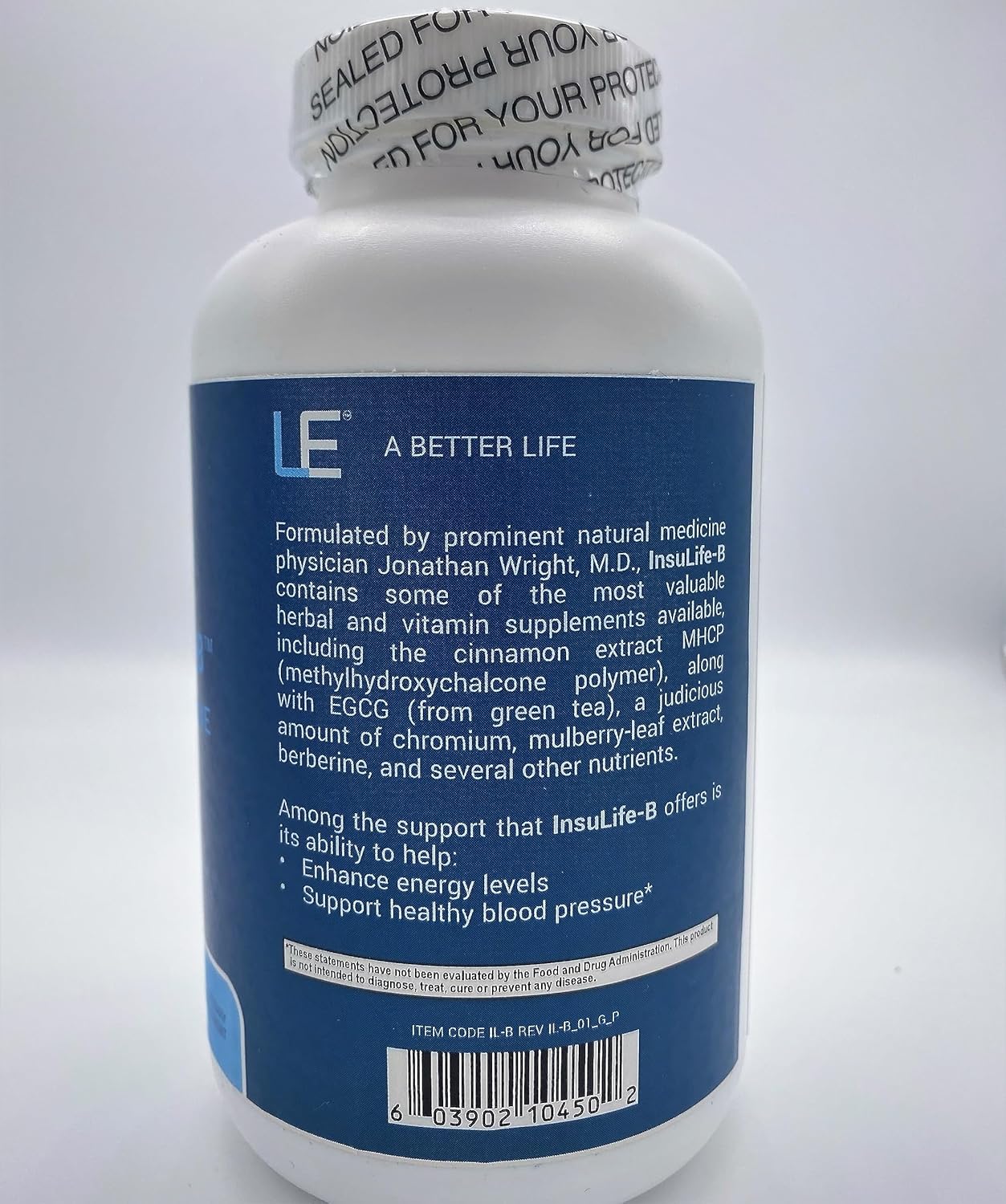 Insulife-B Life Enhancement Supplement | 90 Servings for Improved Health - Espot.com.au