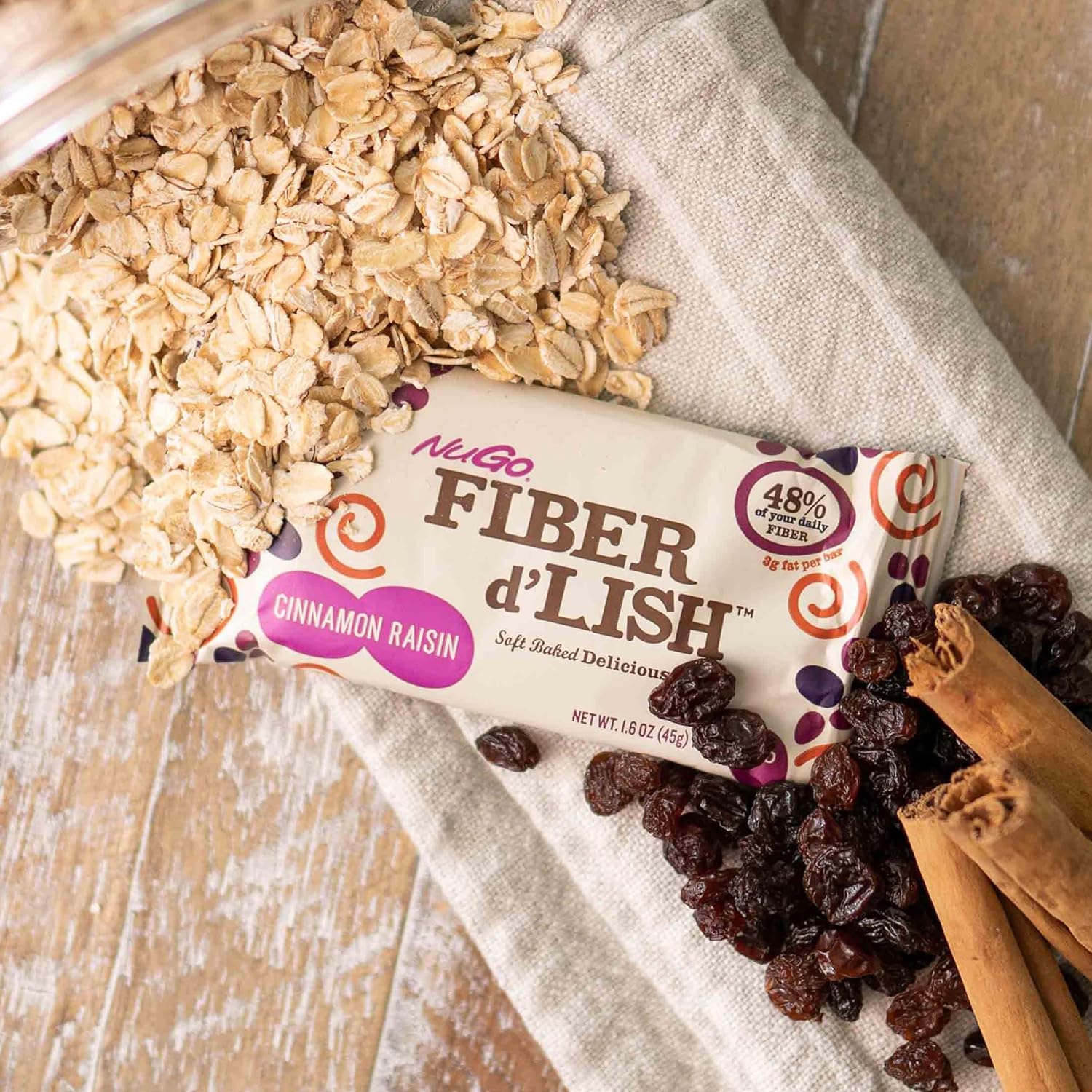 nugo-fiber-dlish-cinnamon-raisin-bars---vegan-snack-with-12g-fiber-150-calories-16oz---pack-of-16-6