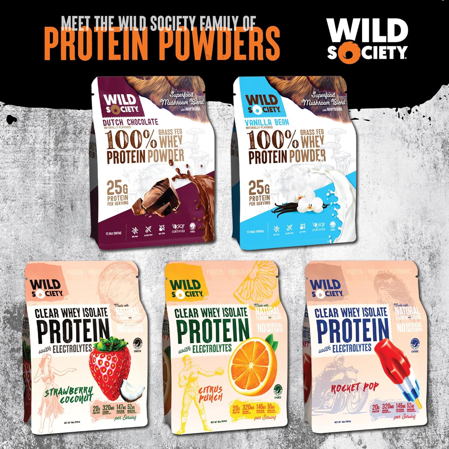 Premium Clear Whey Protein + Electrolytes - 20g Protein, 0 Added Sugar - Rocket Pop Flavor - 16 oz - Espot.com.au