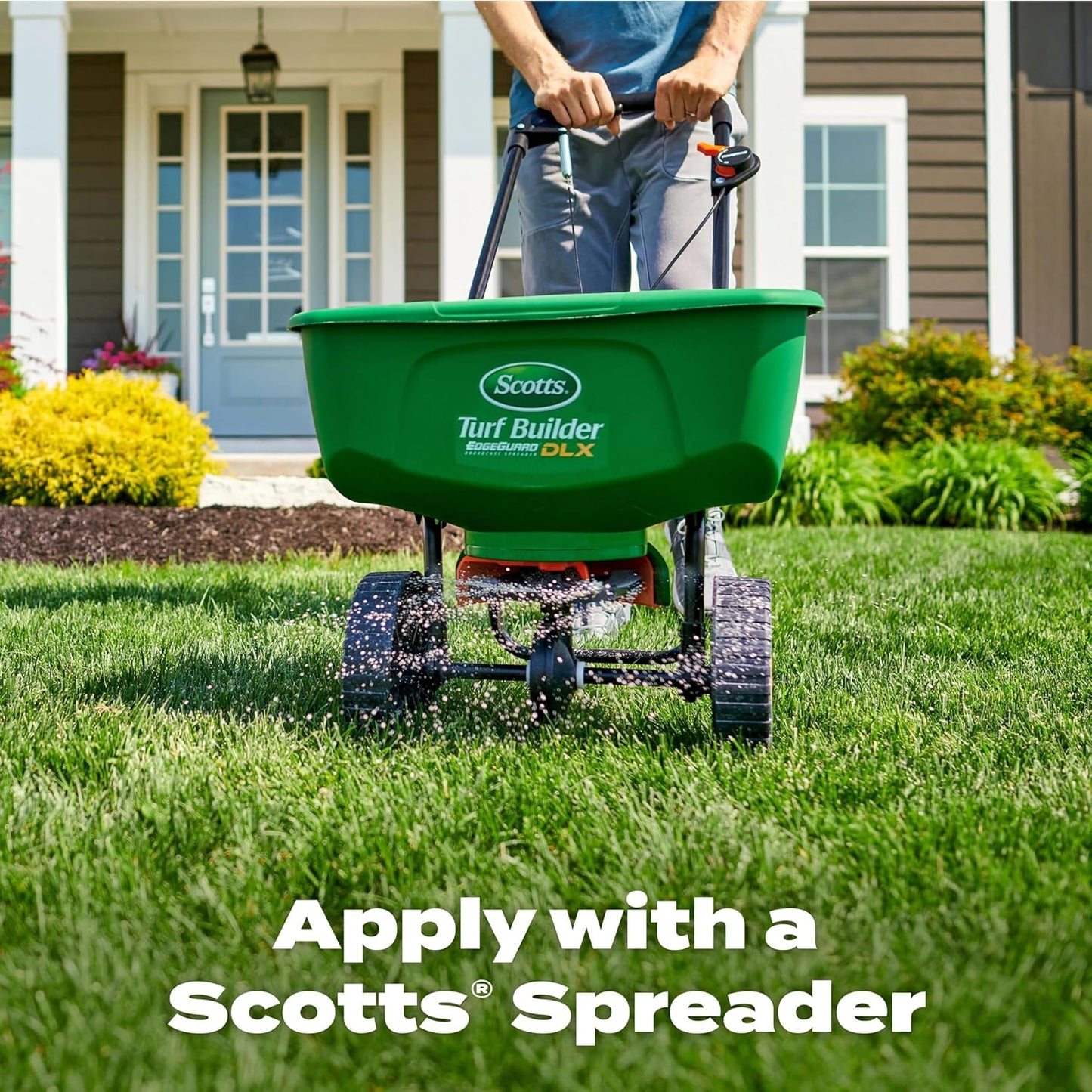Scotts Green Max Lawn Food with Iron Supplement for Greener Grass - 16.67 lbs, 5,000 sq. ft Coverage - Lawn Fertilizer - Espot.com.au