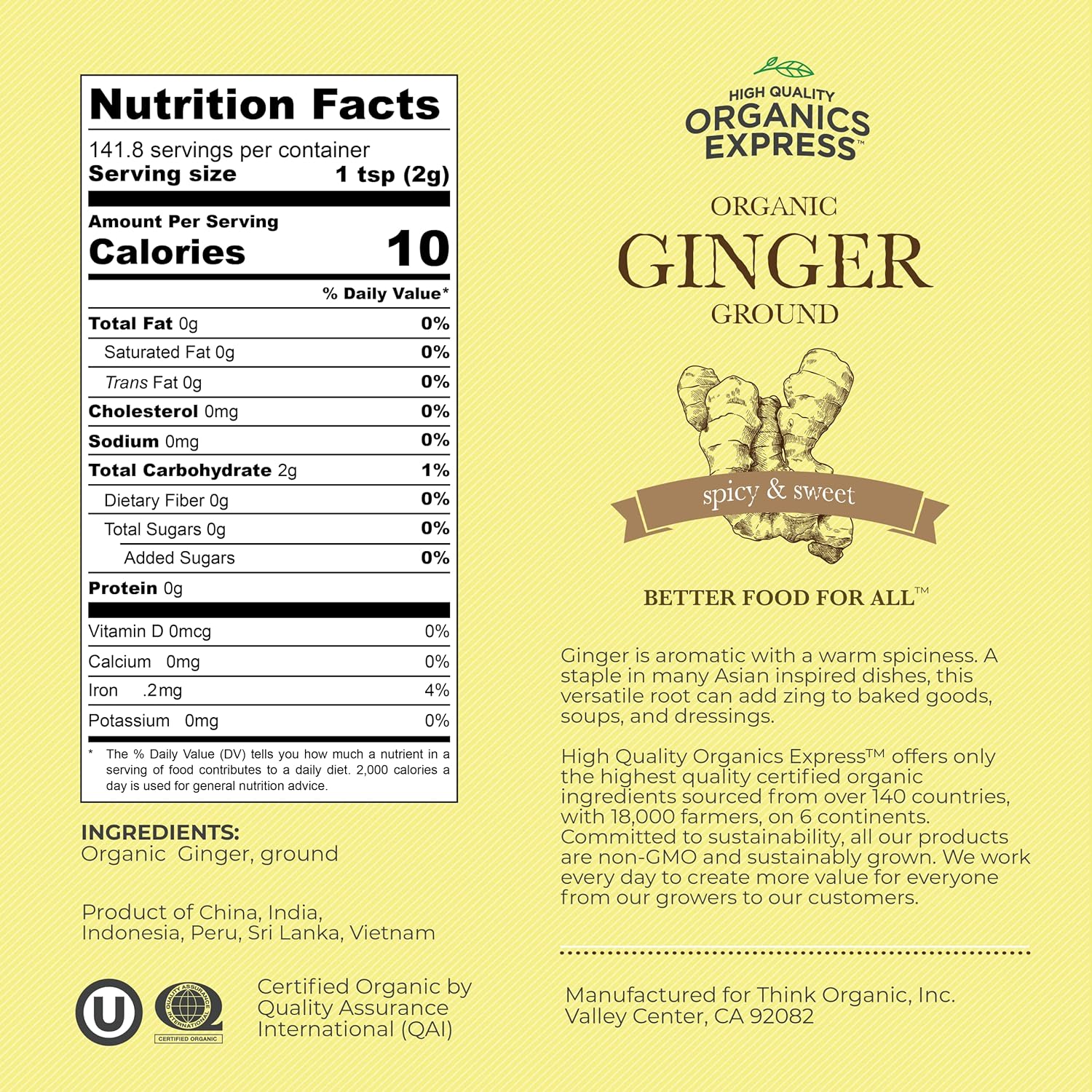 organic-ground-ginger-powder---non-gmo-kosher-usda-certified-14-oz-chef-jar---hot-and-spicy-aromatic-seasoning-for-baking-rubs-marinades-and-smoothies-4