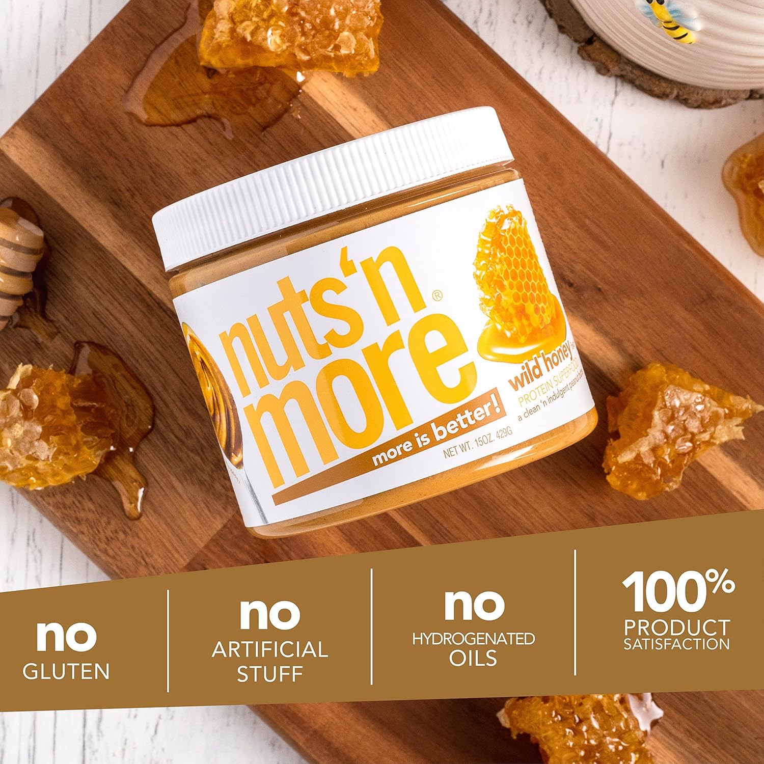 wild-honey-peanut-butter-spread---high-protein-low-carb-gluten-free-nut-butter-snack-15oz-4