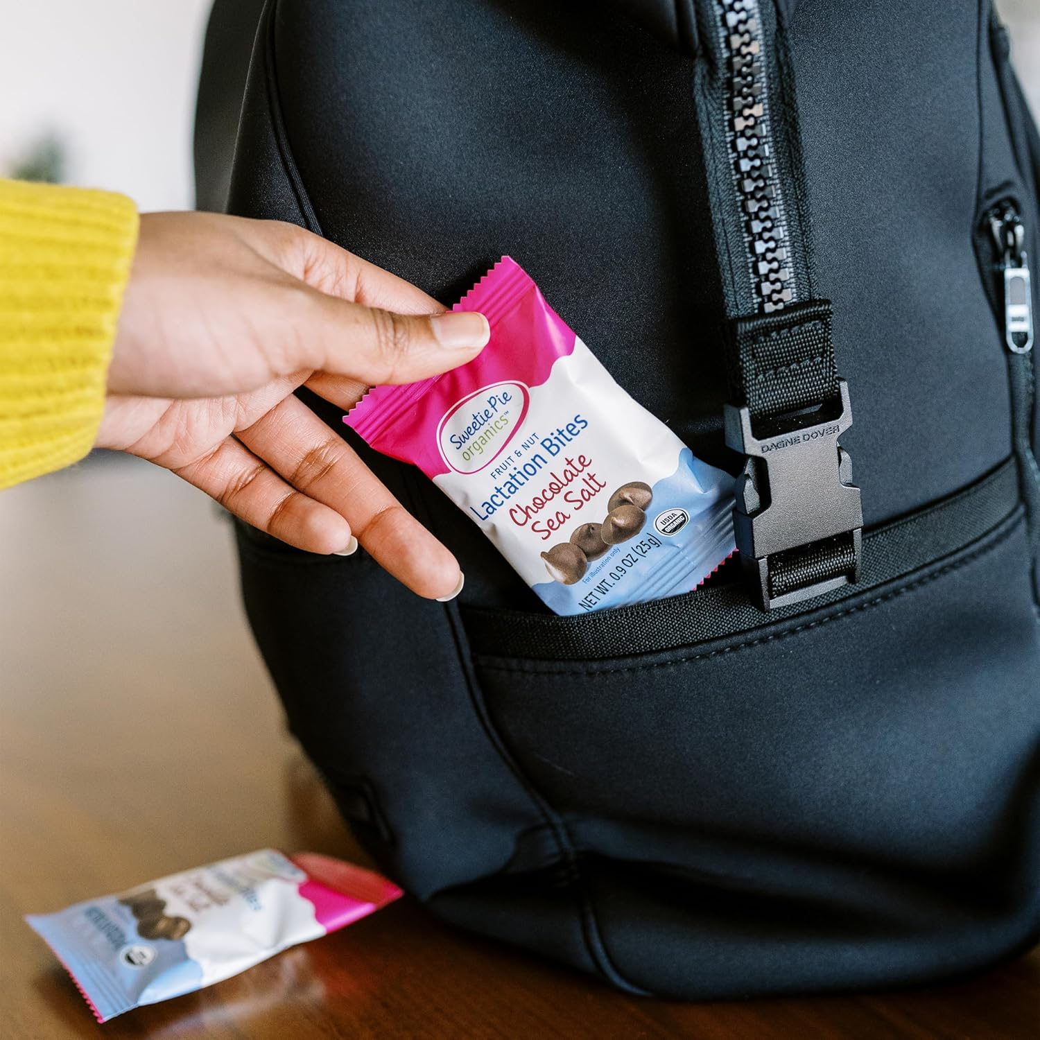 Organic Fruit & Nut Lactation Bites - Breastfeeding Support, Boost Milk Supply, Fenugreek-Free, Natural Galactagogues - Chocolate Sea Salt, 6 Pack - Espot.com.au