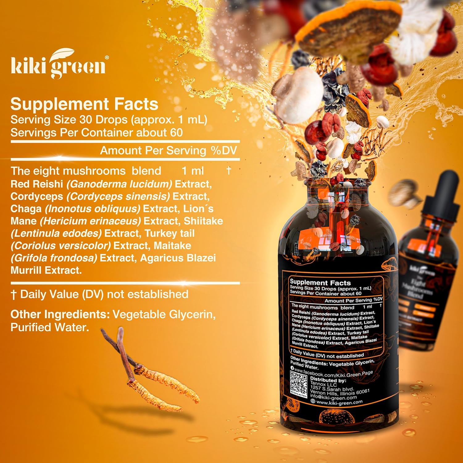 immunity-boosting-8-mushroom-liquid-extract-drops---cognitive-support-adaptogenic-complex-with-lions-mane-cordyceps-chaga-reishi-shiitake-maitake-red-reishi---kiki-green-supplement-3