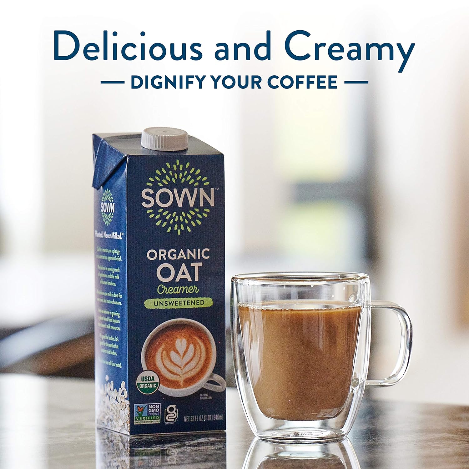 organic-unsweetened-oat-creamer-for-coffee---barista-non-dairy-milk-alternative---vegan-sugar-free-gluten-free---32oz-pack-of-3-3