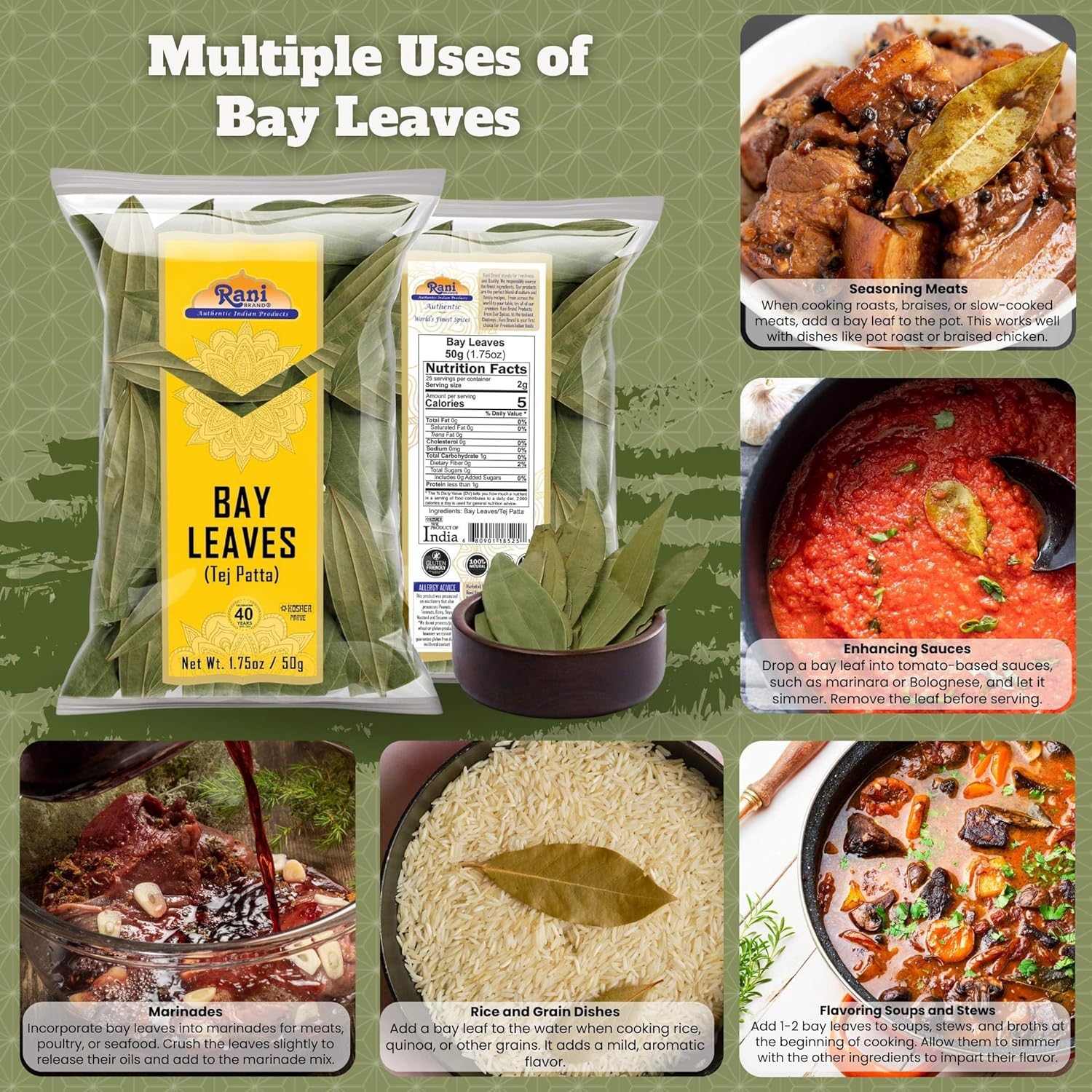 rani-bay-leaf-whole-spice-175oz---hand-selected-extra-large---authentic-indian-product---natural-gluten-free-non-gmo-kosher-vegan---indian-origin-tej-patta-2