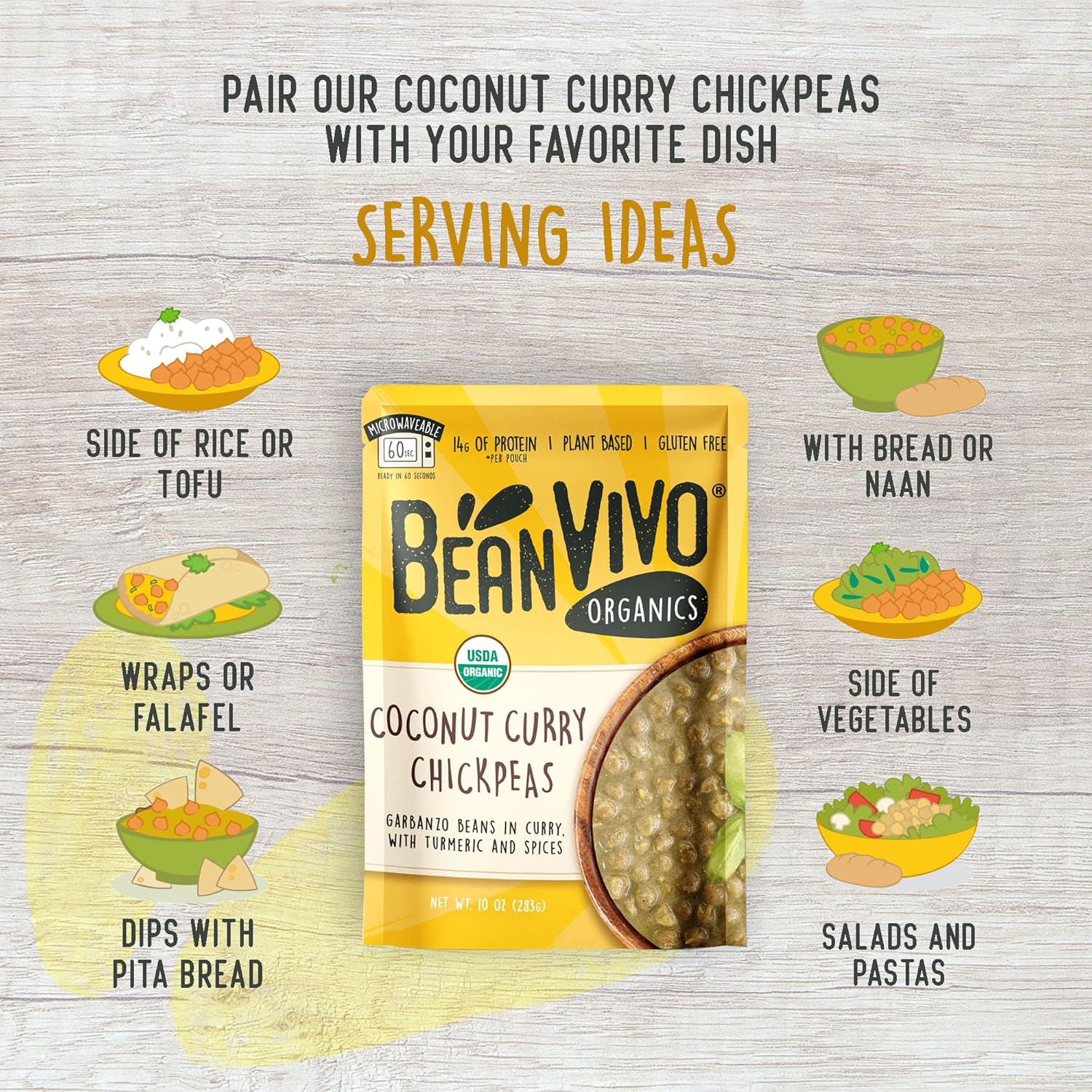 organic-coconut-curry-chickpeas-pack-of-6---nutritious-plant-based-meal-with-fiber---gluten-free-10-oz-microwavable-vegan-food-3