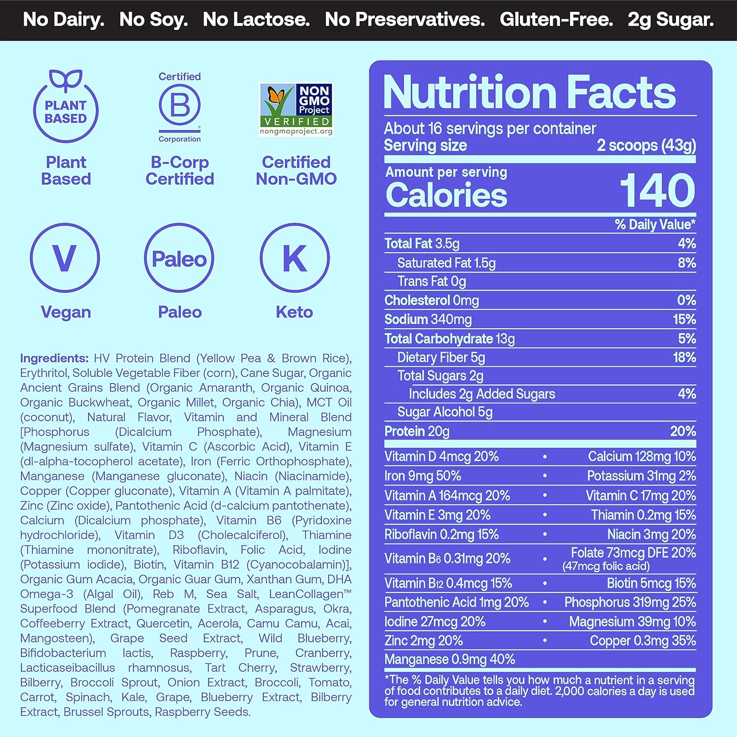 venus-williams-happy-viking-protein-powder-trio---chocolate-vanilla-strawberry---20g-protein-low-carb-keto-vegan-gluten-free---superfoods---complete-meal-replacement---3-canisters-24-oz-each-6