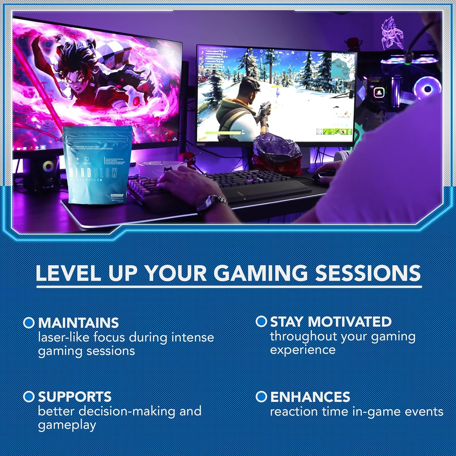 energy-boosting-nootropic-brain-supplement-for-focus-mood---caffeine-l-tyrosine-teacrine-alpha-gpc---ideal-for-gamers-gym-goers-students-entrepreneurs---30-servings-blue-raspberry-8