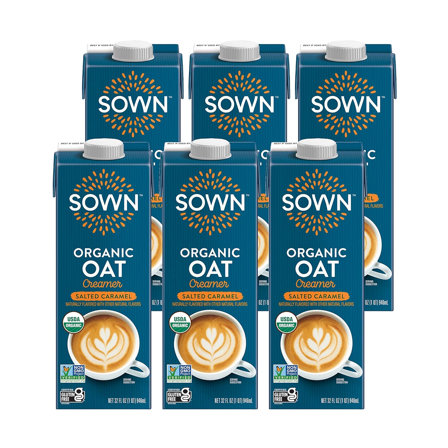 organic-salted-caramel-oat-creamer---barista-non-dairy-coffee-creamer---vegan-gluten-free---32oz-pack-of-6-1