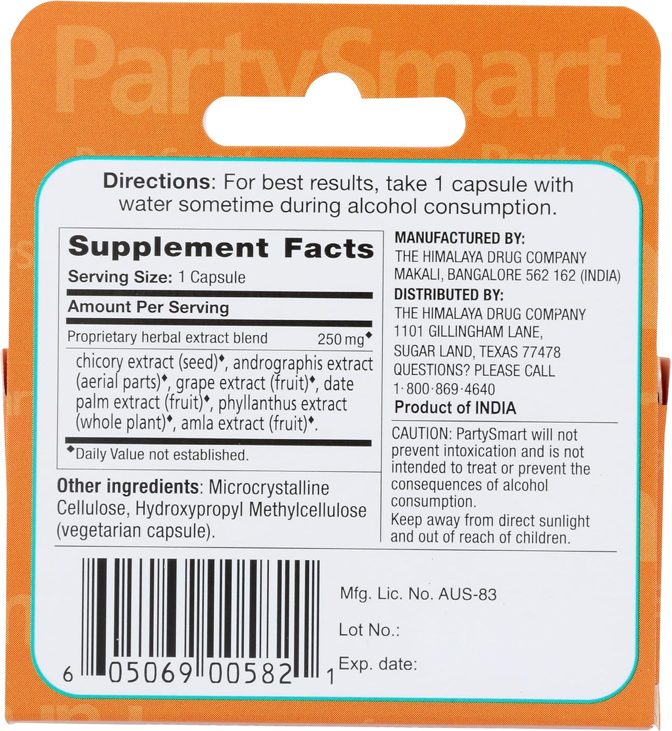 single-dose-himalaya-herbal-party-smart-supplement---natural-hangover-relief---1-pack-2