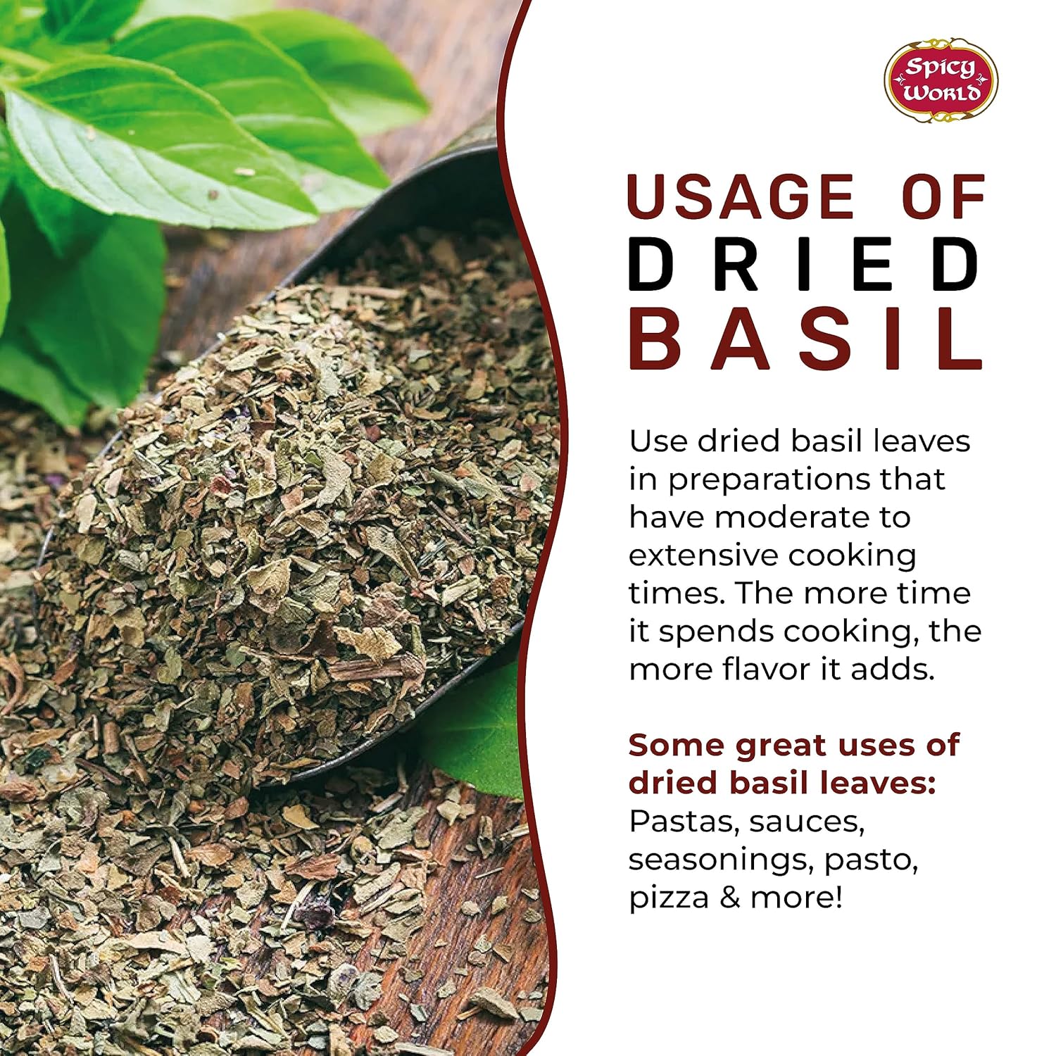 spicy-world-dried-basil-leaves-7oz-200g---natural-non-gmo-vegan-ayurvedic-herb-4