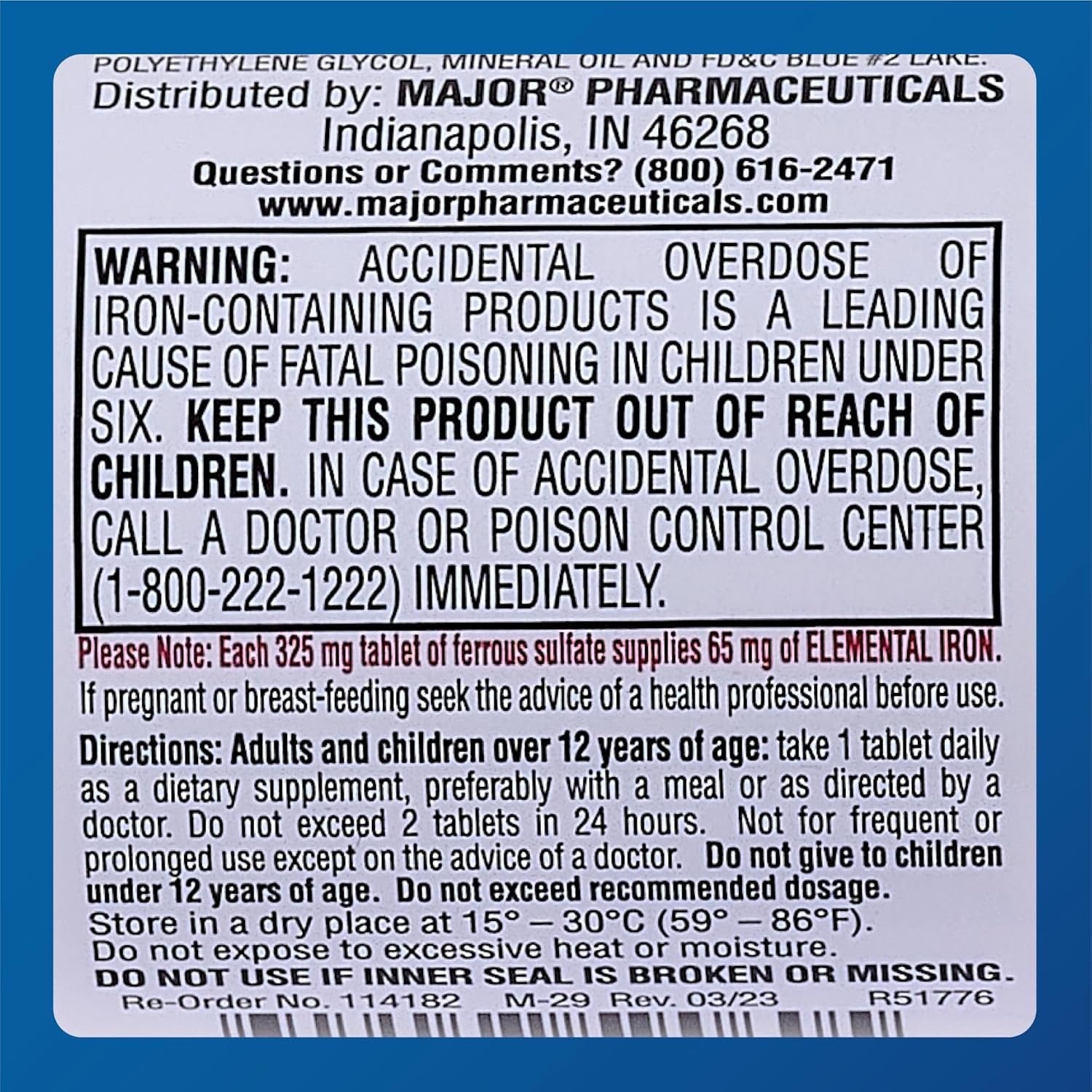 ferosul-ferrous-sulfate-325mg-tablets---iron-supplement-for-men-and-women---100-tablets-x-6-pack-with-65mg-elemental-iron-6