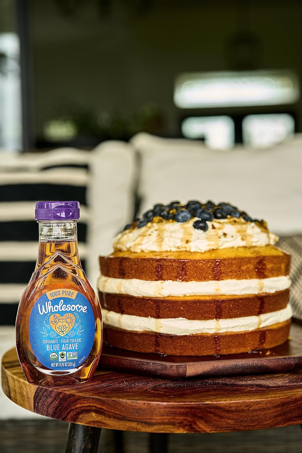 organic-blue-agave-nectar-1175-oz-x-6-pack---natural-low-glycemic-sweetener-non-gmo-fair-trade-gluten-free---wholesome-sweeteners-6