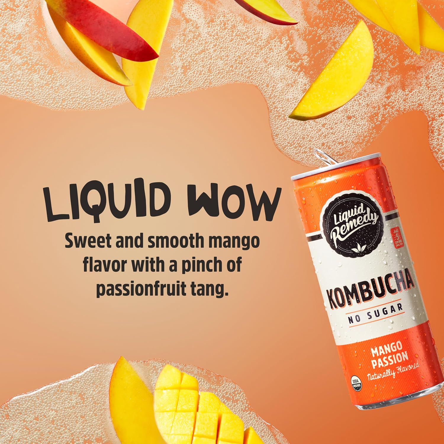 organic-mango-passion-kombucha-drink---sugar-free-low-calorie-probiotic-tea-alternative-for-gut-health---85-fl-oz-can-24-pack-5