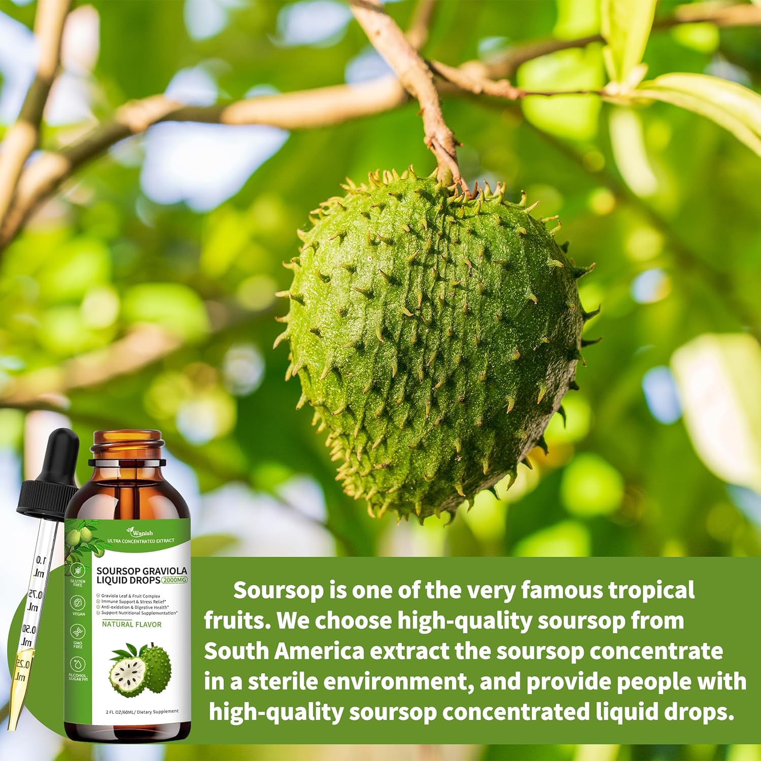 herbal-goodness-soursop-graviola-liquid-drops---2000mg-high-absorption-soursop-bitters-for-cell-support-immune-boost---liver-sleep-aid---sugargluten-free---natural-flavor---2-fl-oz-6