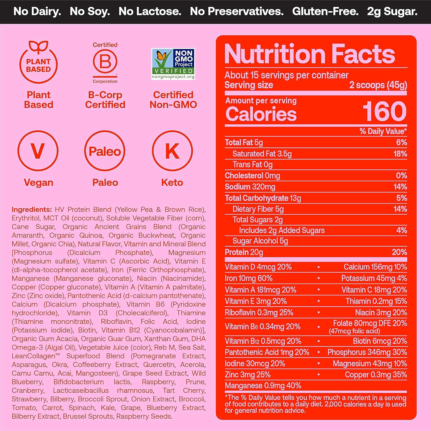venus-williams-happy-viking-protein-powder-trio---chocolate-vanilla-strawberry---20g-protein-low-carb-keto-vegan-gluten-free---superfoods---complete-meal-replacement---3-canisters-24-oz-each-7