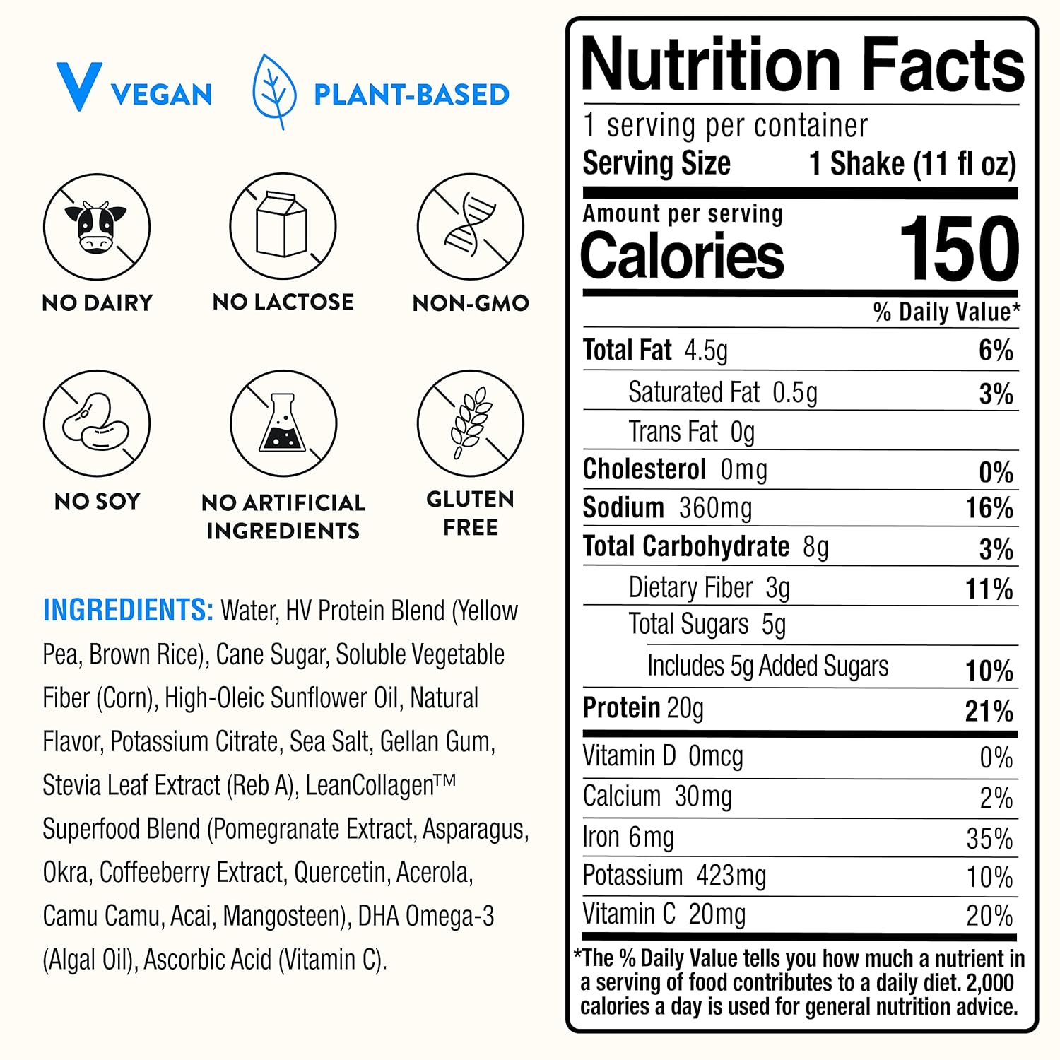 happy-viking-vanilla-bean-vegan-plant-protein-shakes---20g-protein-omega-3-9-amino-acids-bcaas---gluten-free-non-gmo-ready-to-drink---pack-of-12-11oz---created-by-venus-williams-6
