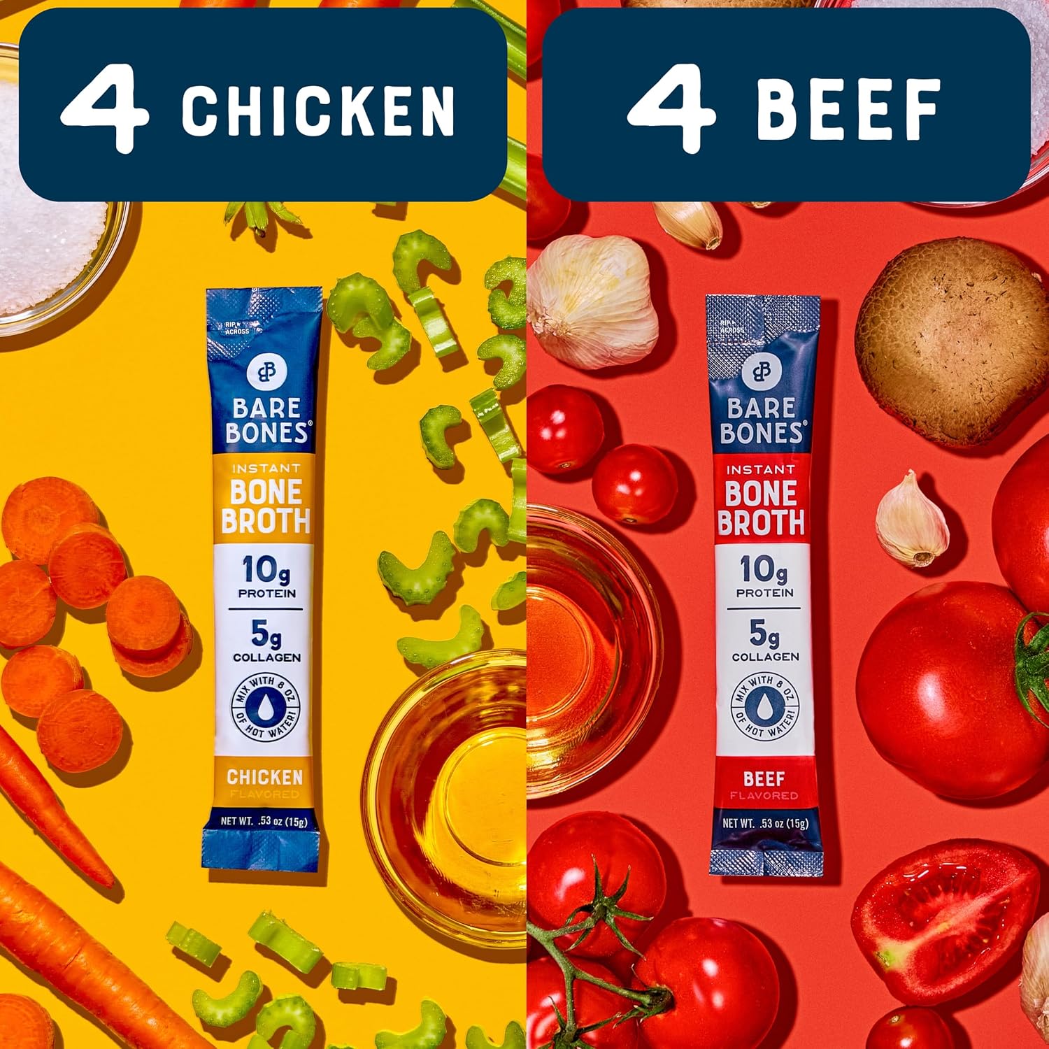 variety-pack-of-bare-bones-bone-broth-instant-powdered-beverage-mix-8-sticks-10g-protein-keto-paleo-friendly---chicken-beef-flavor-6