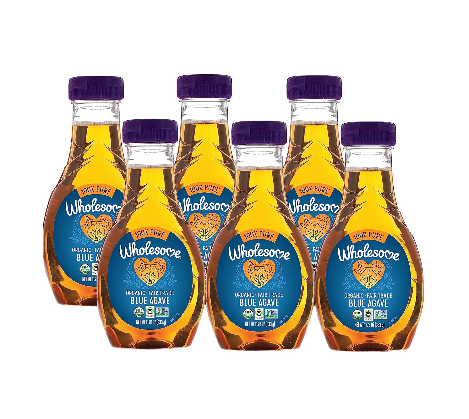 organic-blue-agave-nectar-1175-oz-x-6-pack---natural-low-glycemic-sweetener-non-gmo-fair-trade-gluten-free---wholesome-sweeteners-1