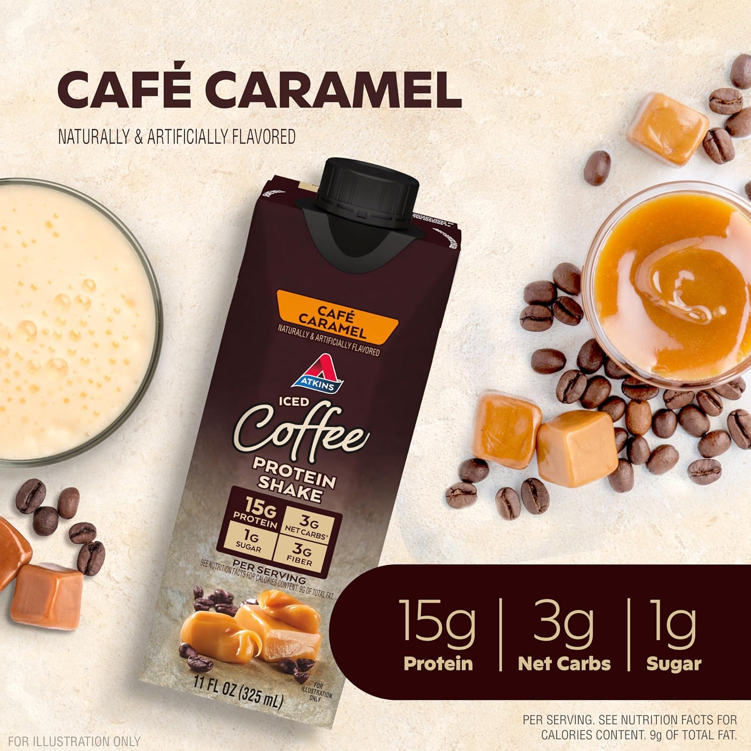 atkins-caf-caramel-iced-coffee-protein-shake---15g-protein-low-glycemic-3g-net-carb-1g-sugar---keto-friendly---pack-of-2-2