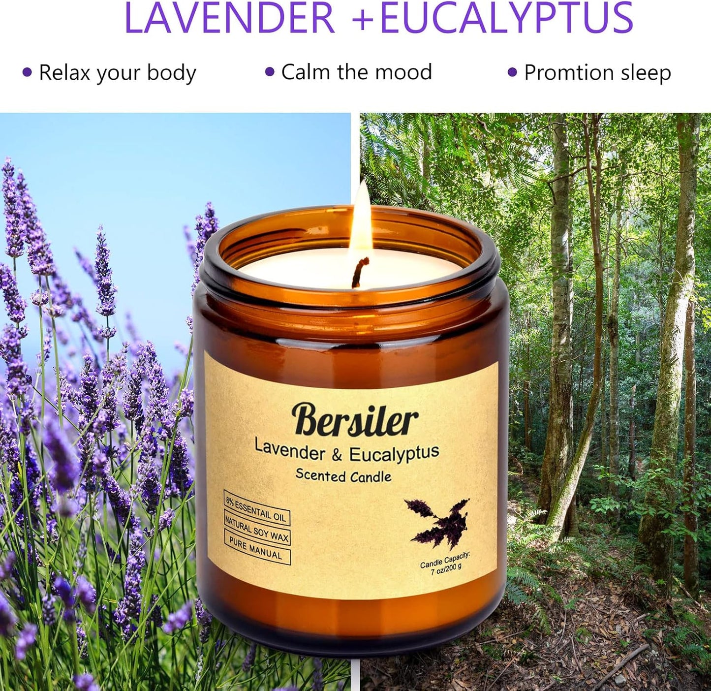 lavender-eucalyptus-scented-soy-wax-candles-for-stress-relief-and-relaxation---perfect-gift-for-women-on-birthdays-and-christmas---14-oz---set-of-2-jar-candles-2