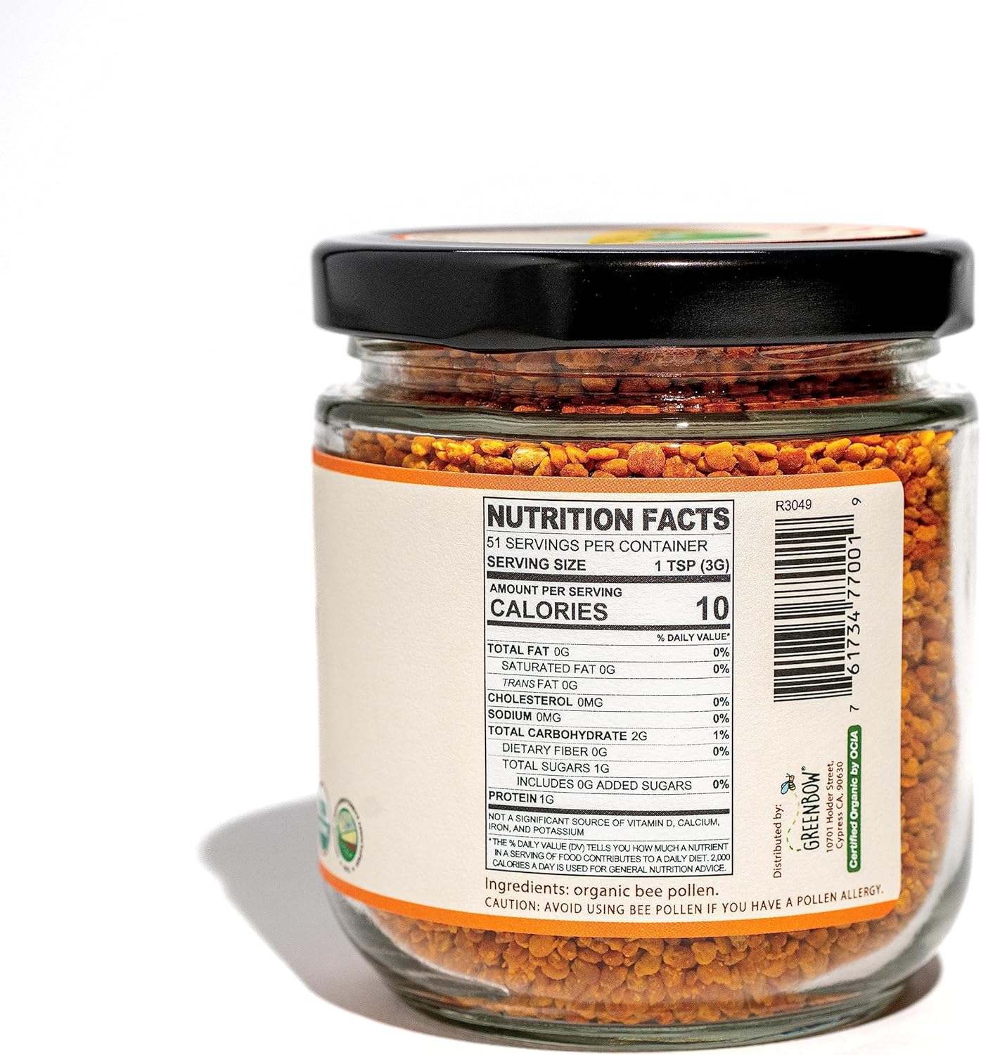 organic-greenbow-bee-pollen---usda-certified-non-gmo-pure-natural---superfood-with-proteins-vitamins-and-minerals---kosher-gluten-free---310g-2-pack-2