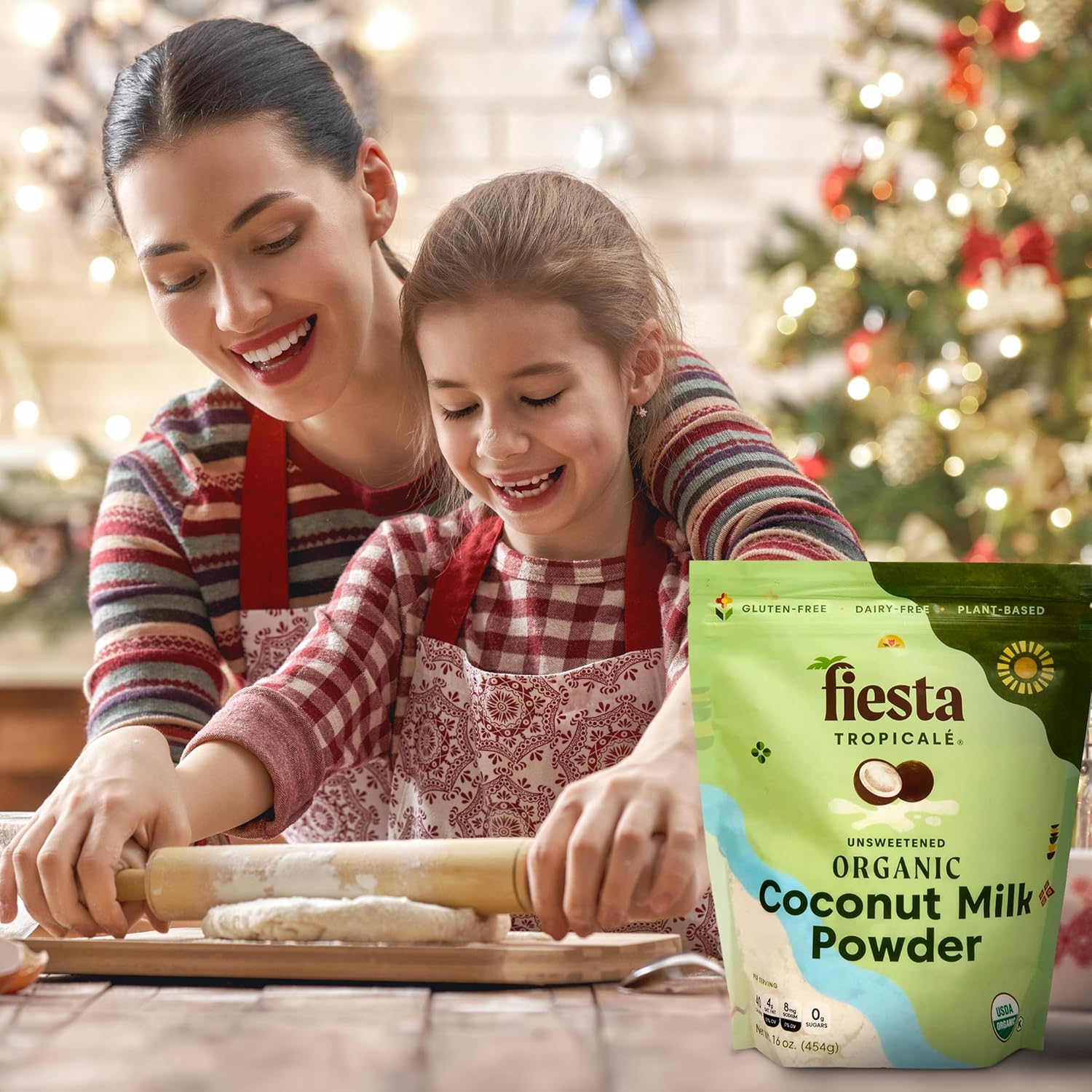 organic-unsweetened-coconut-milk-powder---plant-based-non-dairy---gluten-free-for-coffee-creamer-smoothies-baking---16-oz-1-pack-7