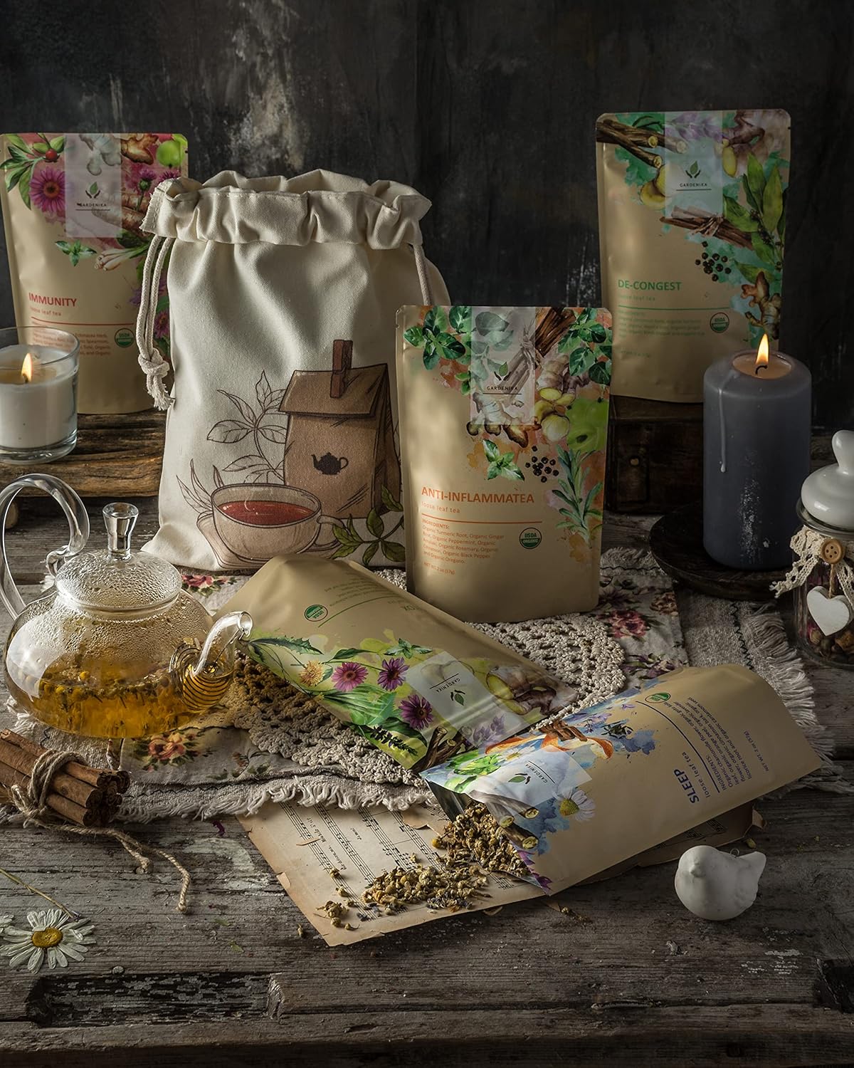 organic-herbal-tea-sampler-set---caffeine-free-loose-leaf-blend---ayurvedic-ksa-kosher-certified---no-added-flavors---5-pack-6