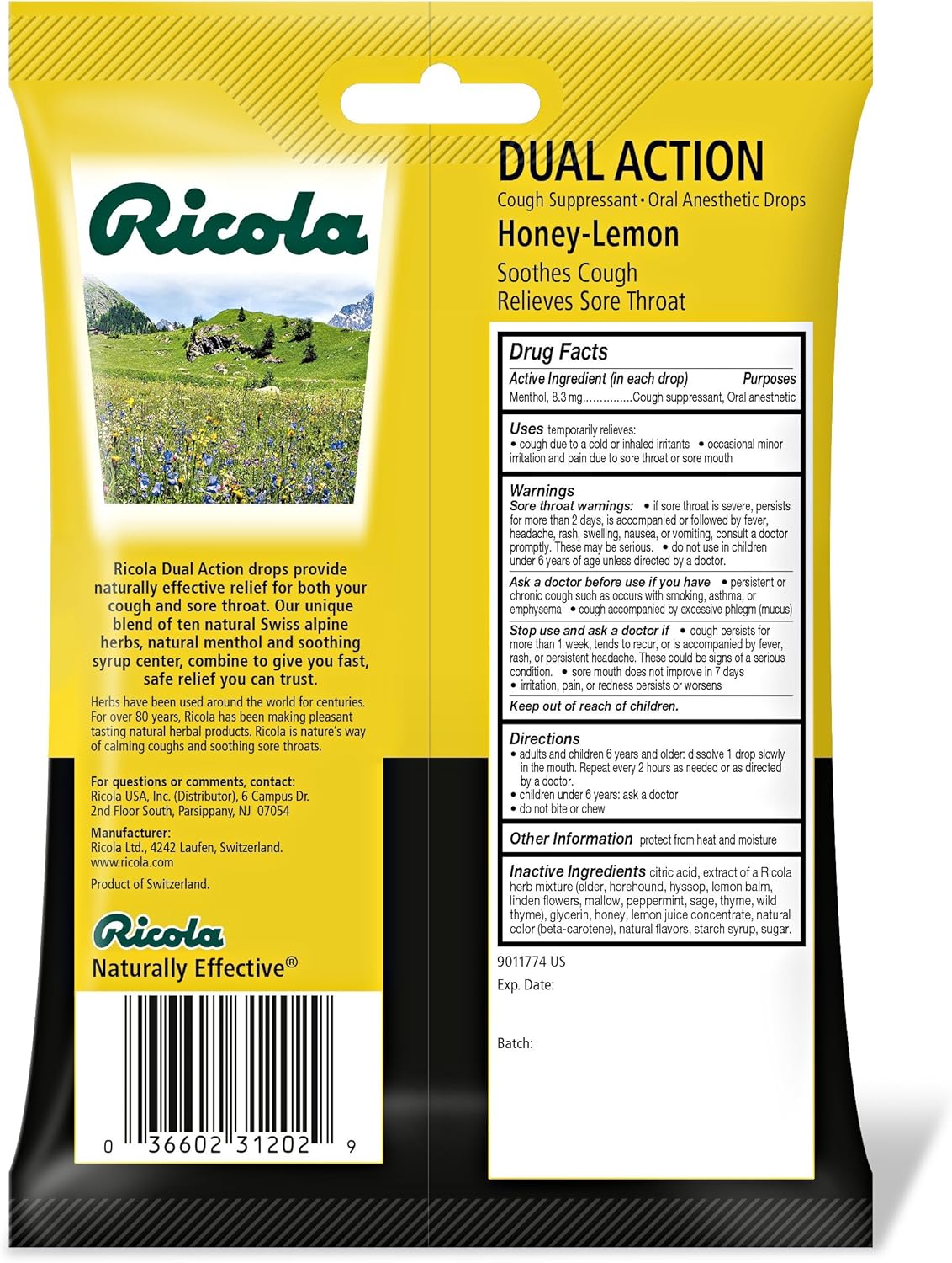 honey-lemon-ricola-dual-action-cough-drops---19-count-2