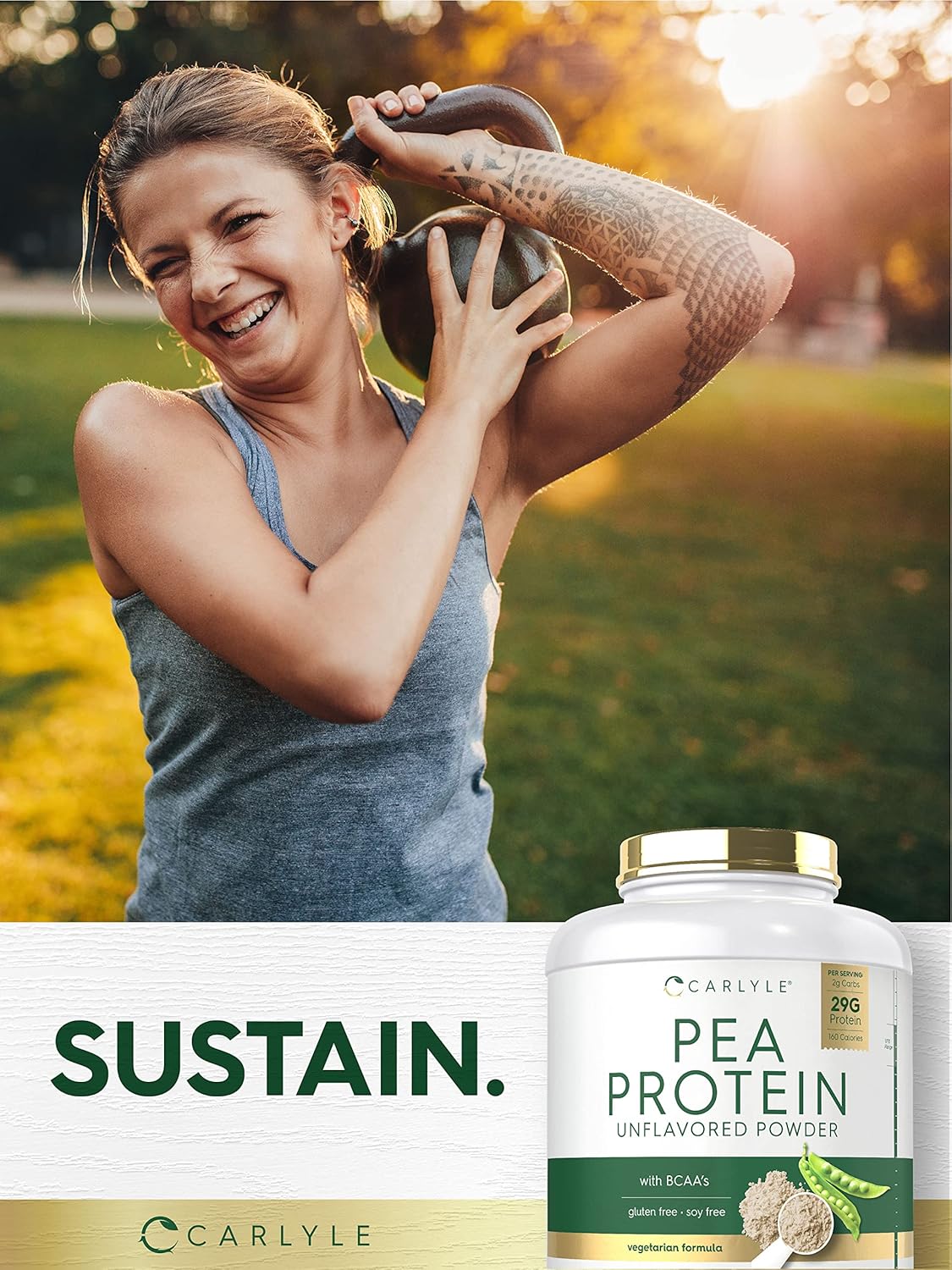 7lb-carlyle-pea-protein-powder-with-bcaas---29g-protein-non-gmo-gluten-soy-free-unflavored---vegetarian-formula-6