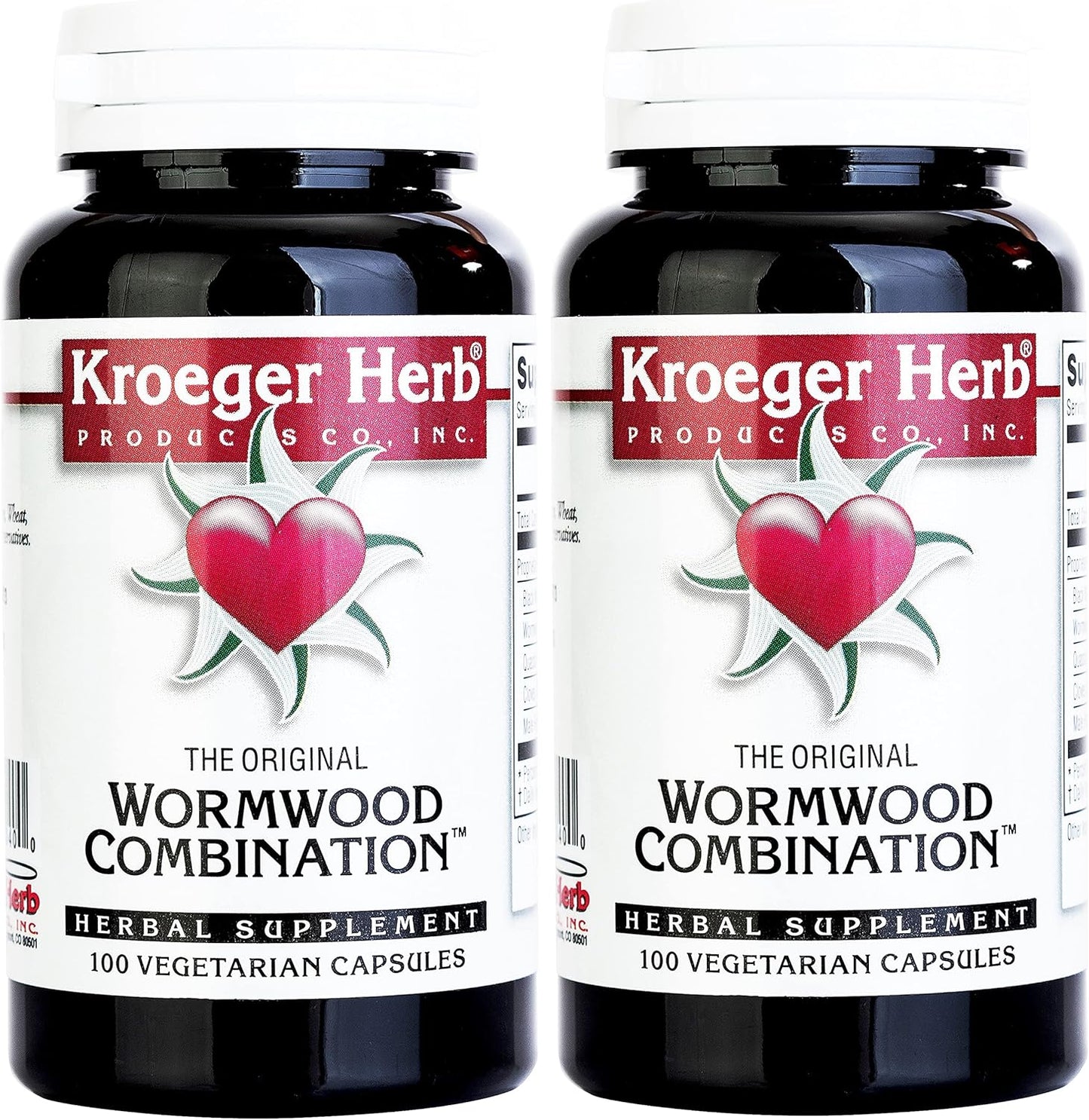 kroeger-herb-wormwood-combination-vegetarian-capsules-100-count---2-pack---herbal-supplement-with-wormwood-for-digestive-health-and-detoxification-2